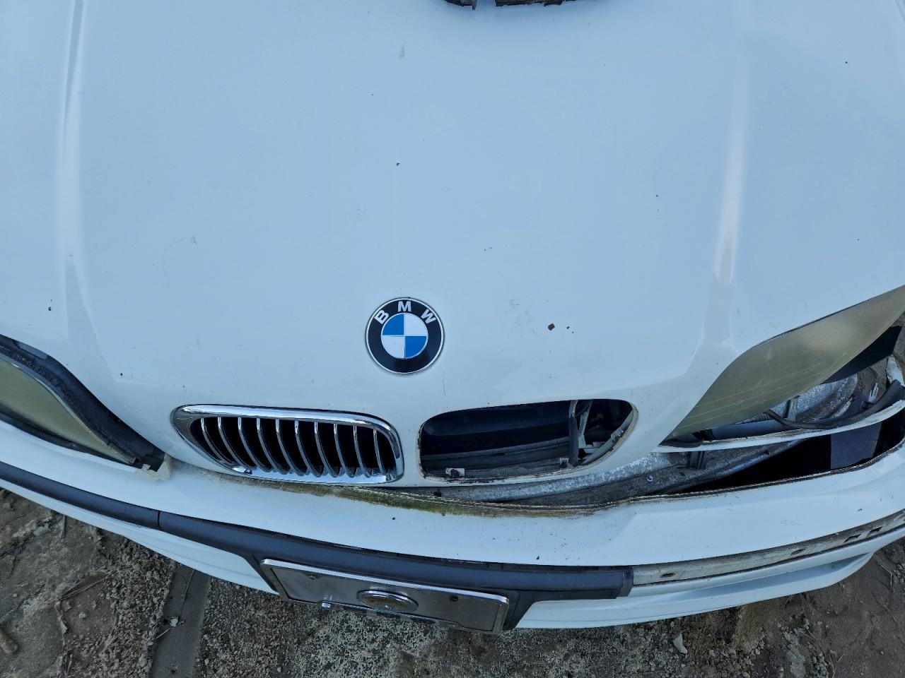 2000 Bmw 328 I White vin: WBAAM5349YJR61672