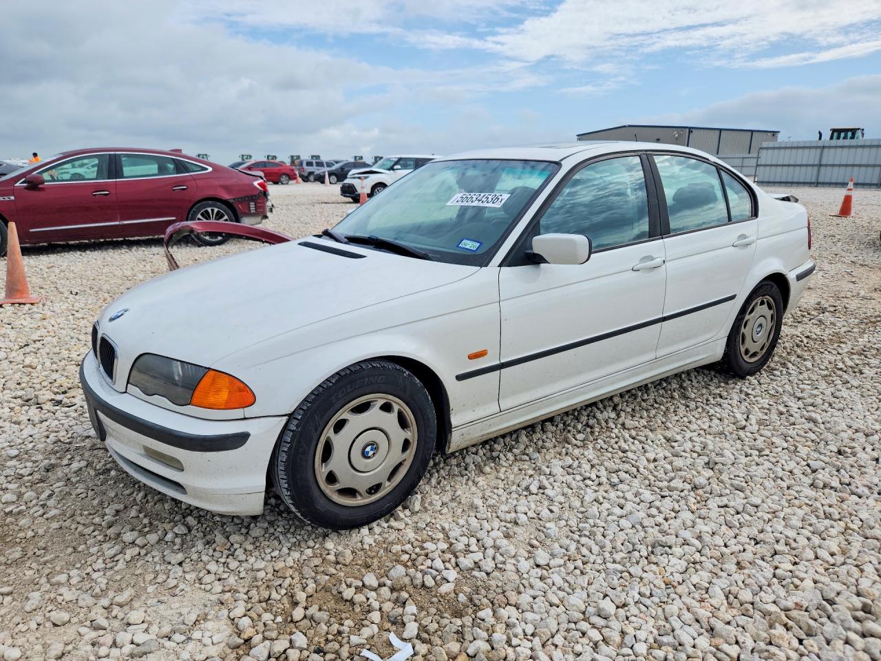 2000 Bmw 323 I White vin: WBAAN3340YNC90129
