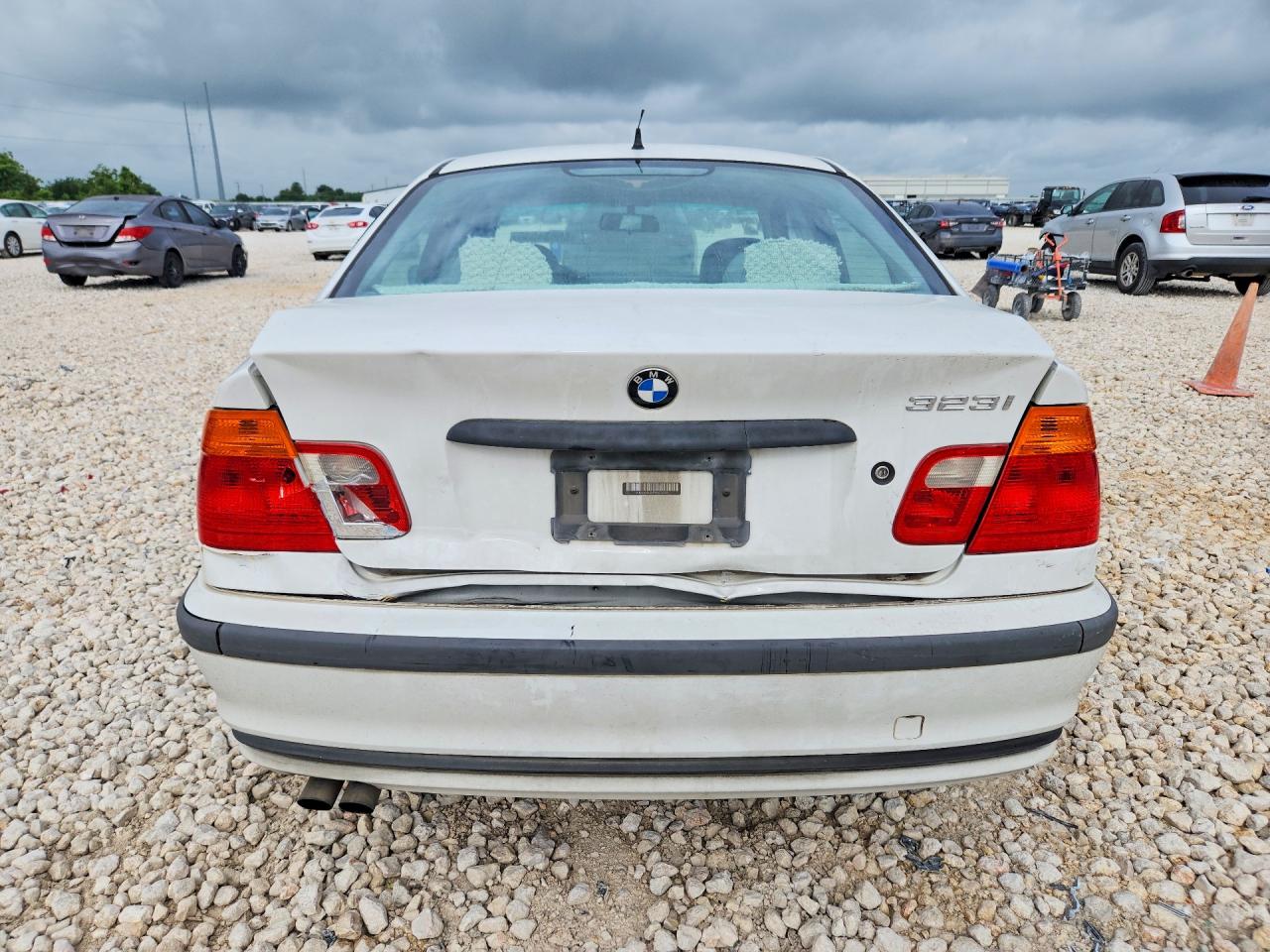 2000 Bmw 323 I White vin: WBAAN3340YNC90129