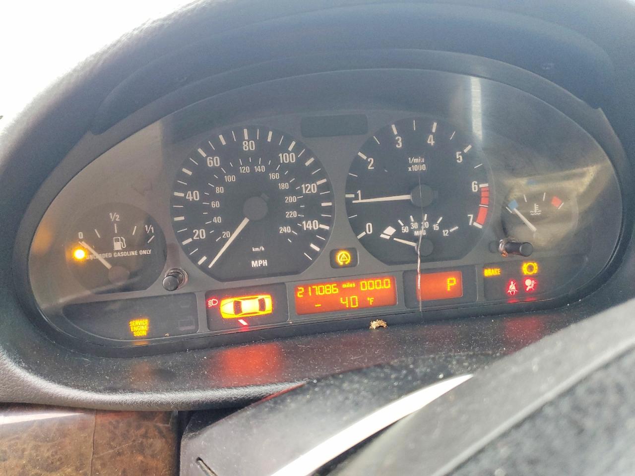 2001 Bmw Motorrad 325 I Blue vin: WBAAN37401ND48742