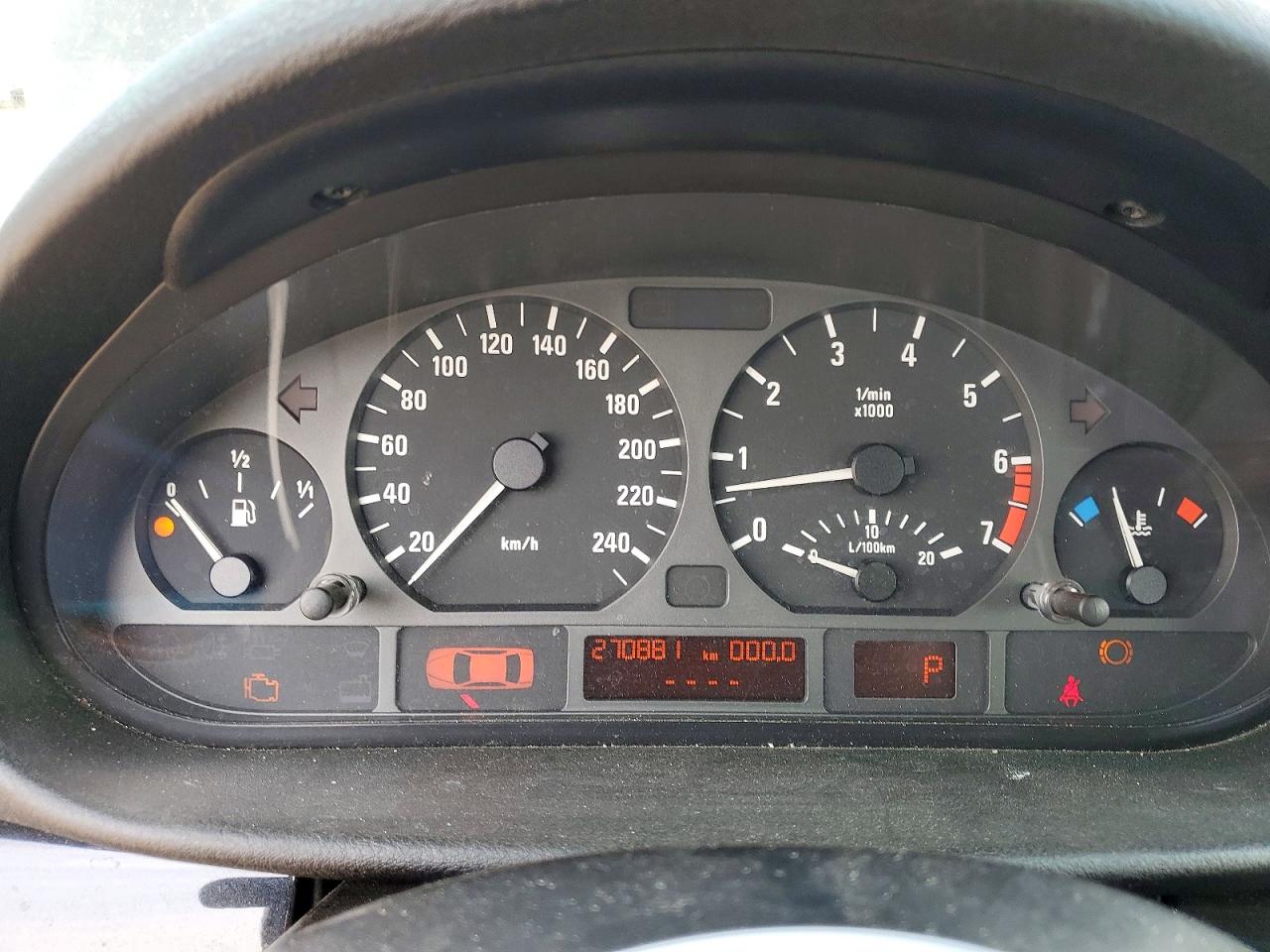 2001 Bmw 320 I Black vin: WBAAV13401FT45423