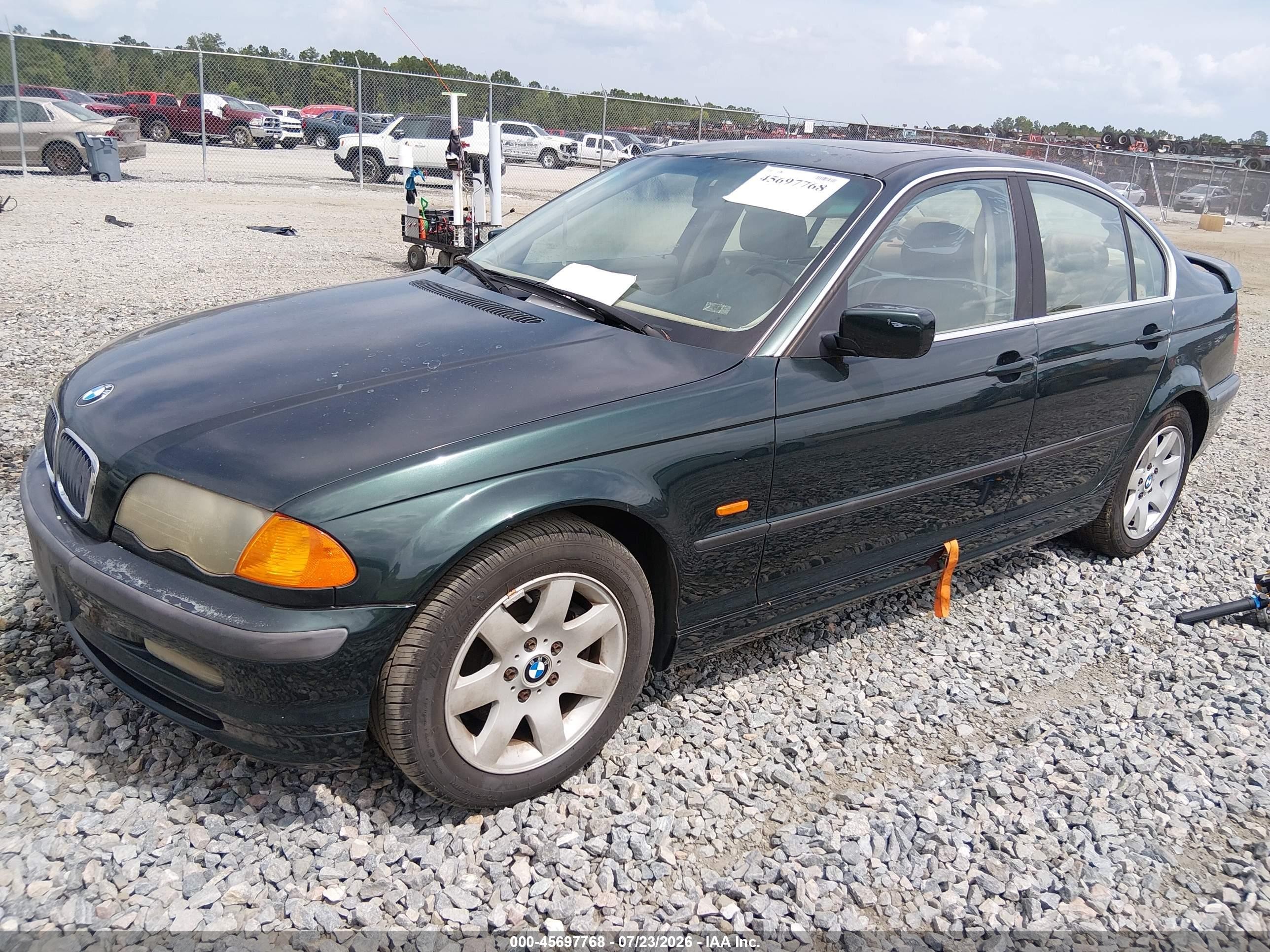 2001 Bmw 325i   Green vin: WBAAV33421FV03921