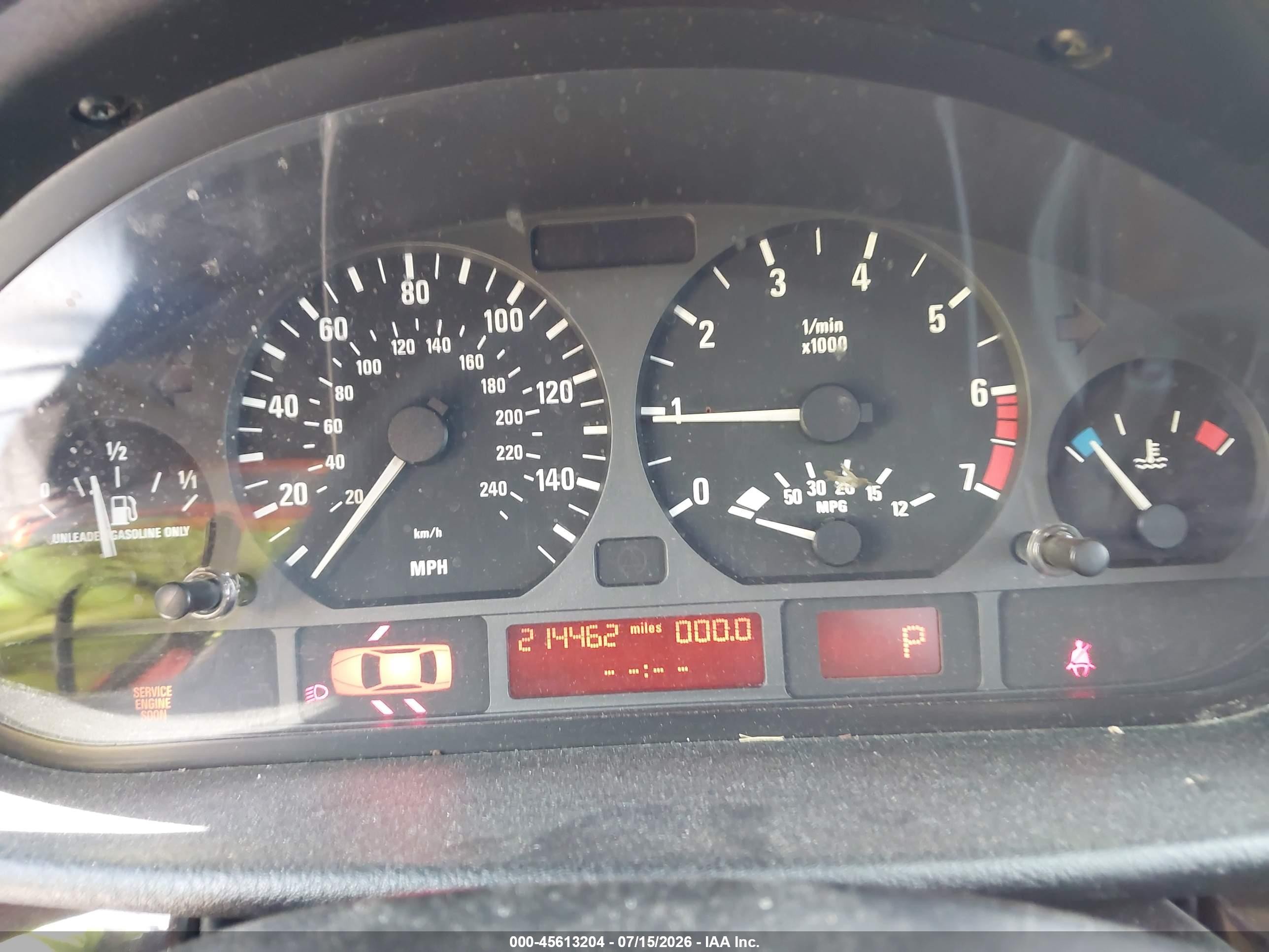 2001 Bmw 325i   Black vin: WBAAV33441FU88838