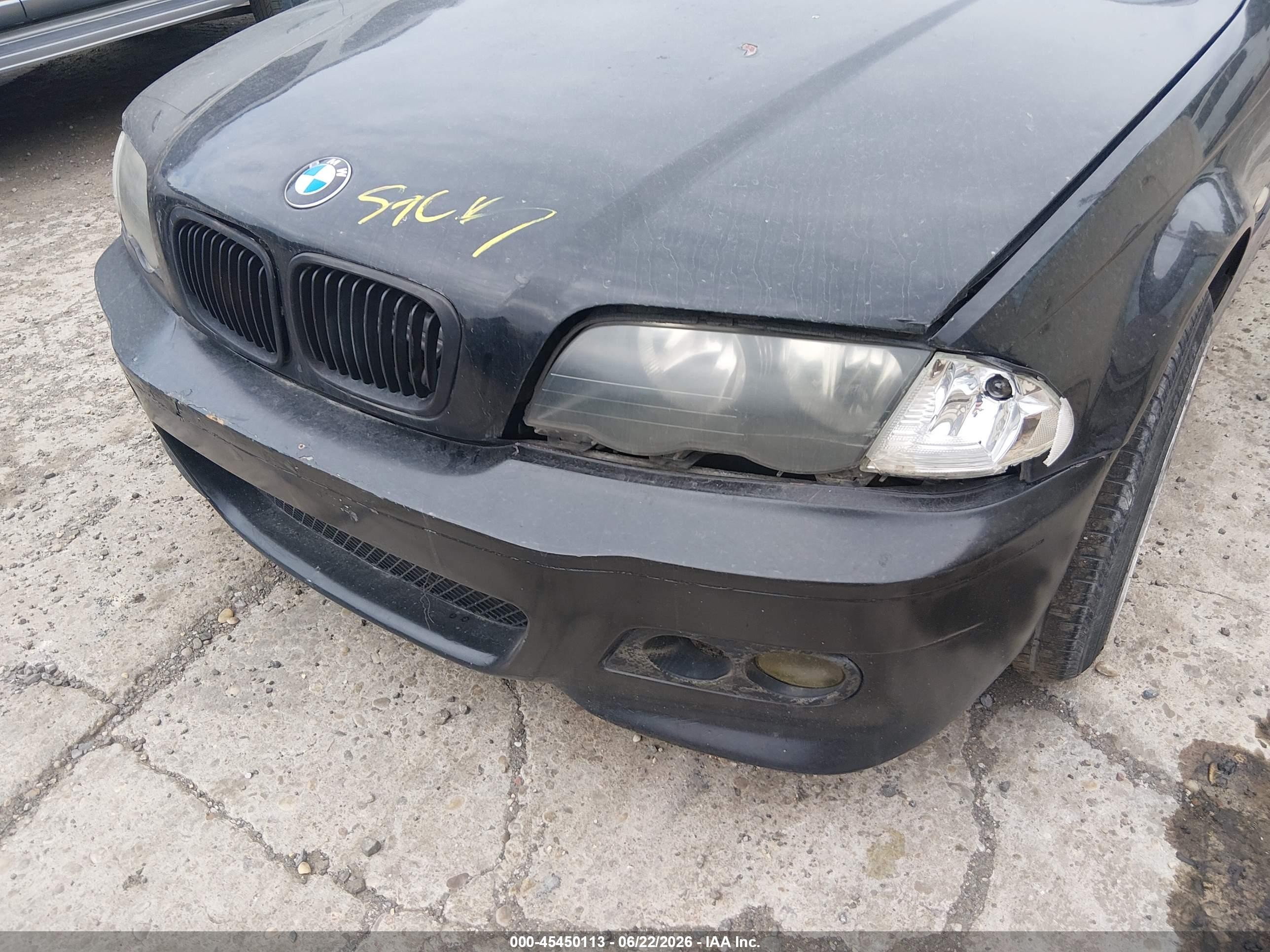 2001 Bmw 325i   Black vin: WBAAV33441FV02415