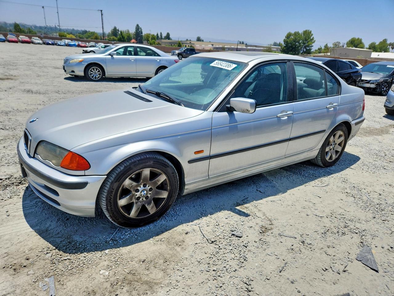 2001 Bmw 325 I Silver vin: WBAAV33451FU85771
