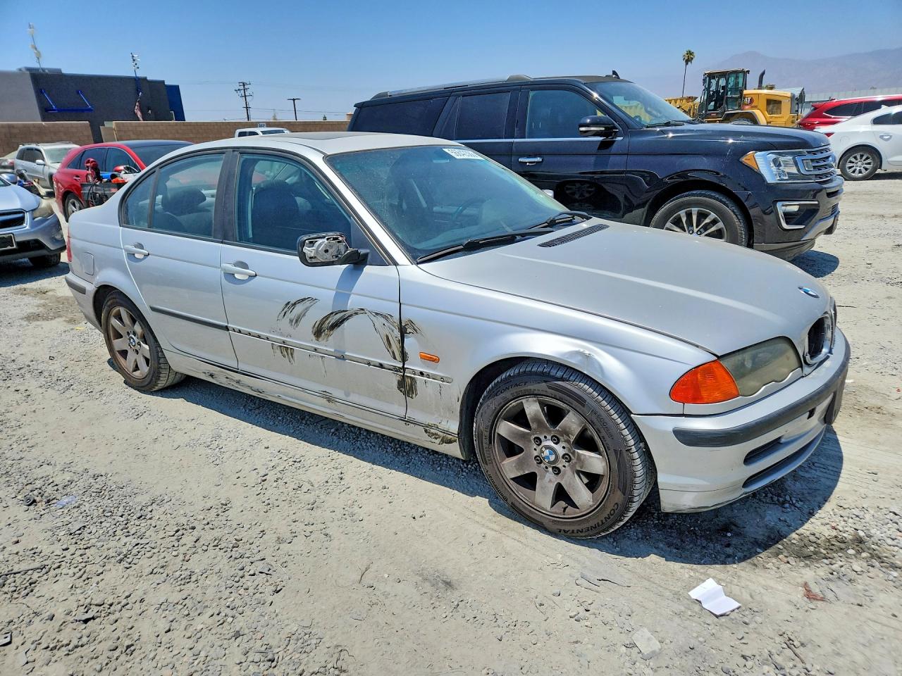 2001 Bmw 325 I Silver vin: WBAAV33451FU85771
