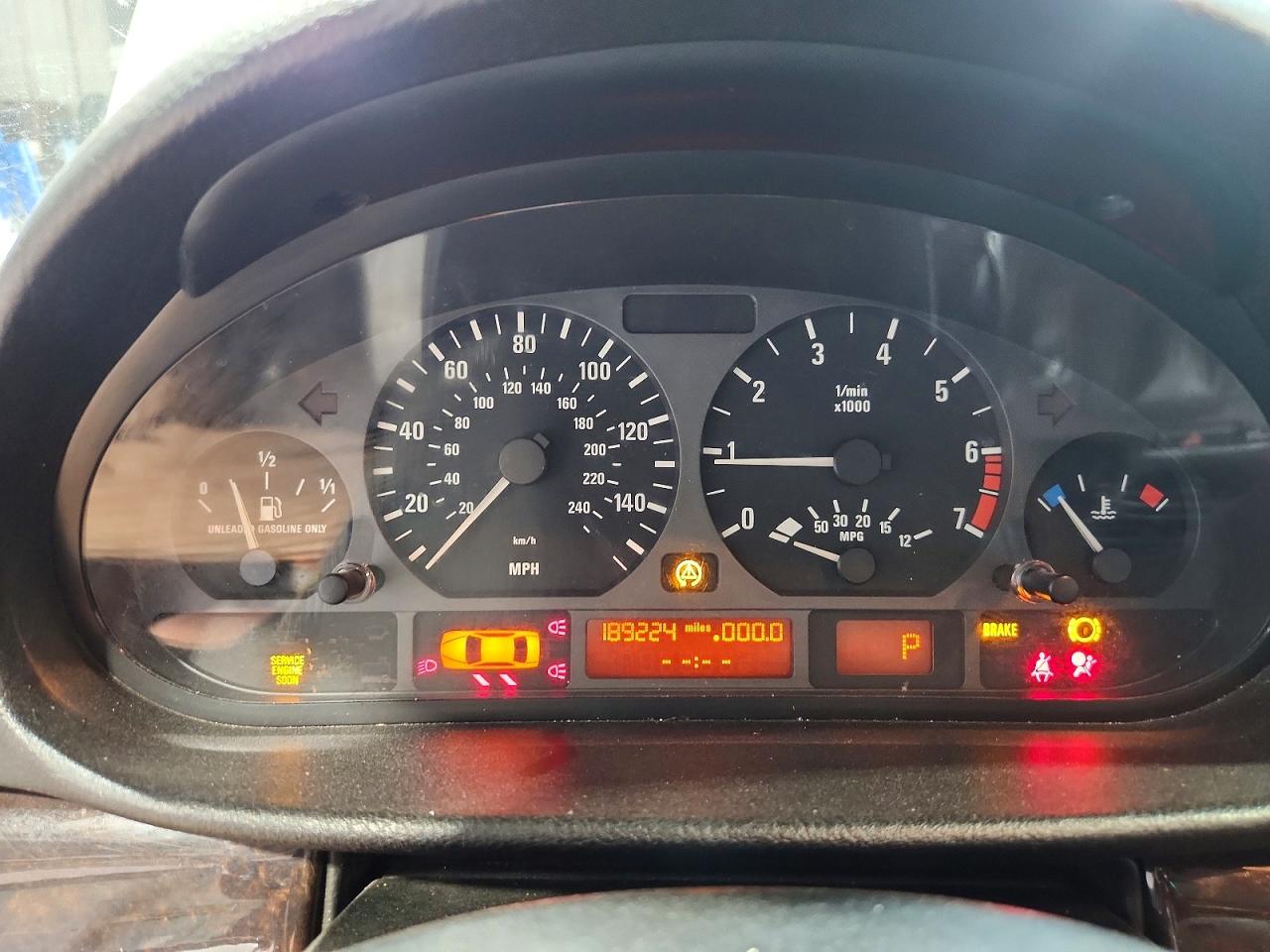 2001 Bmw 325ci Silver vin: WBAAV33471FU79535