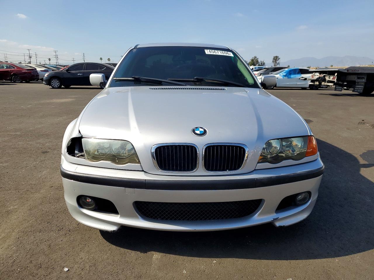 2001 Bmw 325 I Silver vin: WBAAV33481FU81505