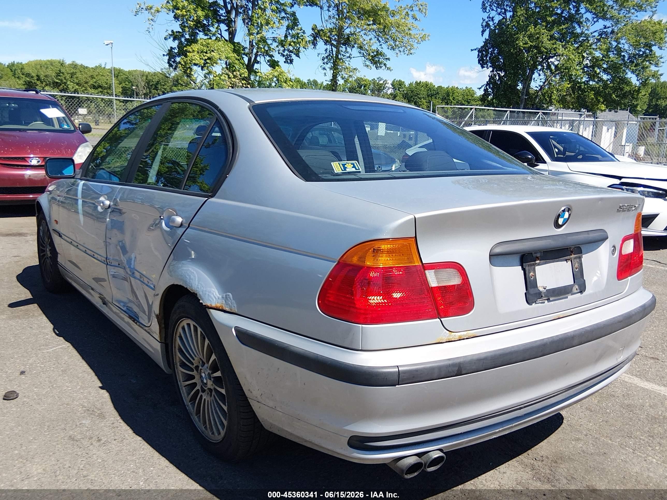 2001 Bmw 325i   Серебряный vin: WBAAV33491EE79156