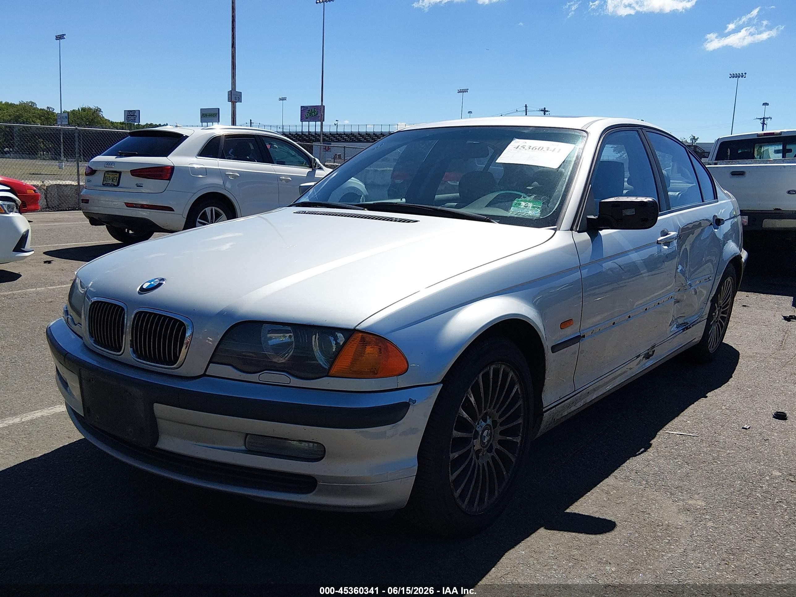 2001 Bmw 325i   Серебряный vin: WBAAV33491EE79156
