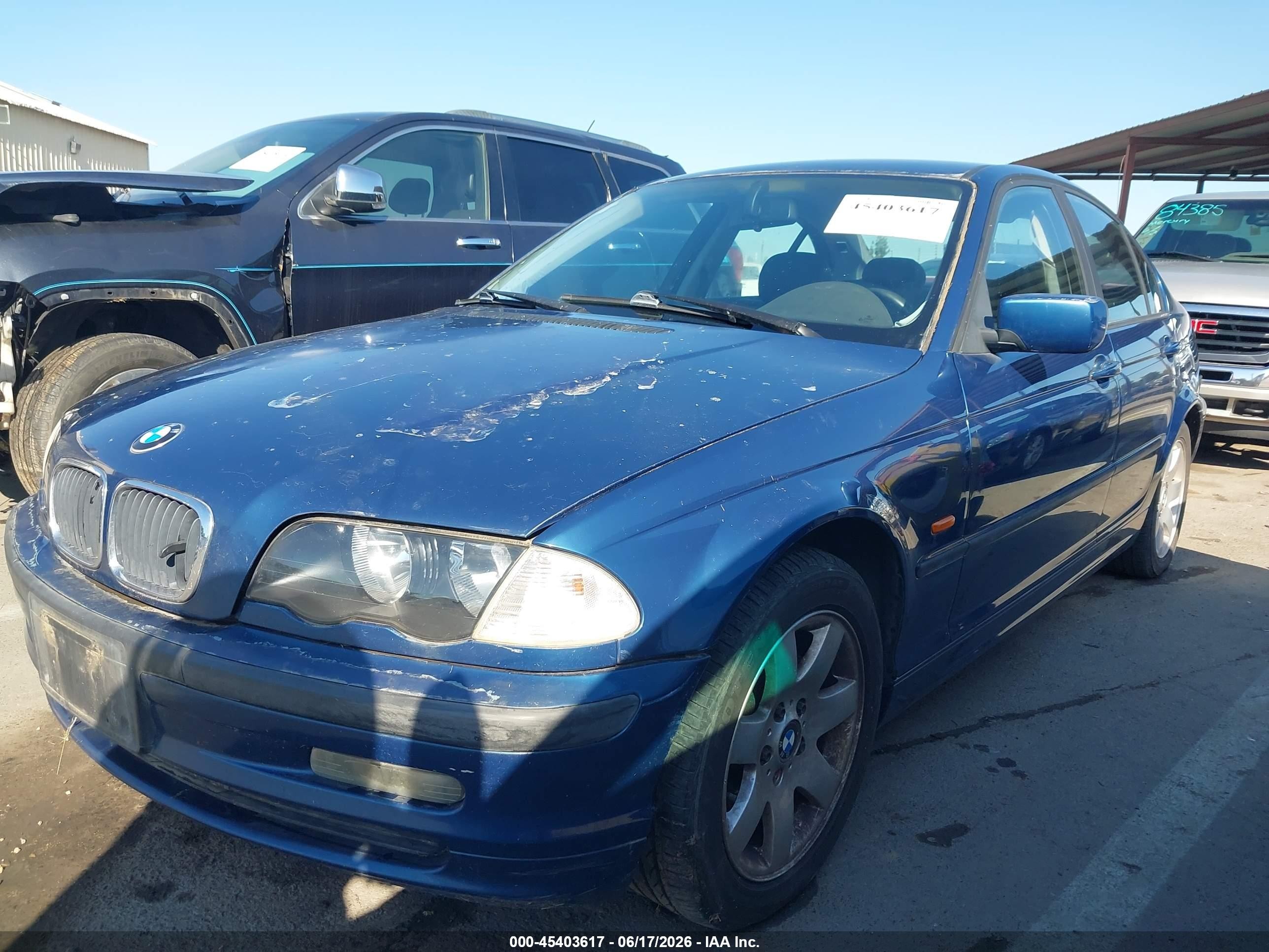 2001 Bmw 325i   Blue vin: WBAAV334X1FV04735