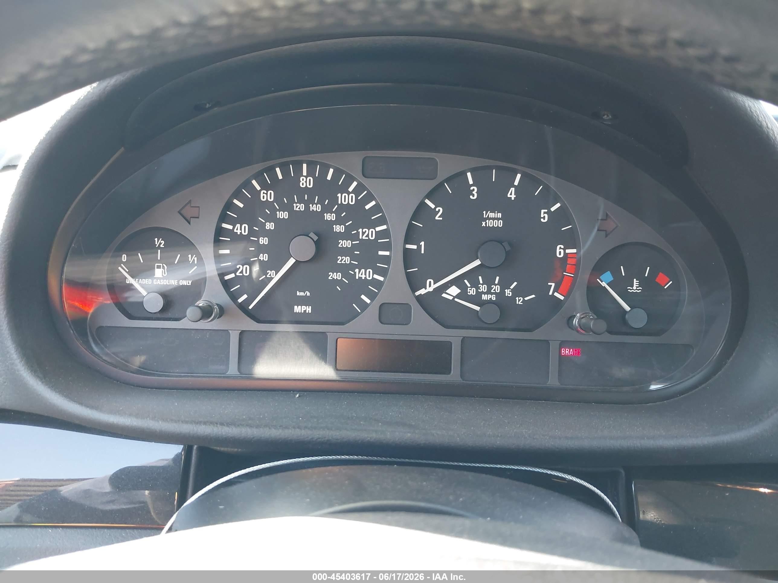 2001 Bmw 325i   Blue vin: WBAAV334X1FV04735