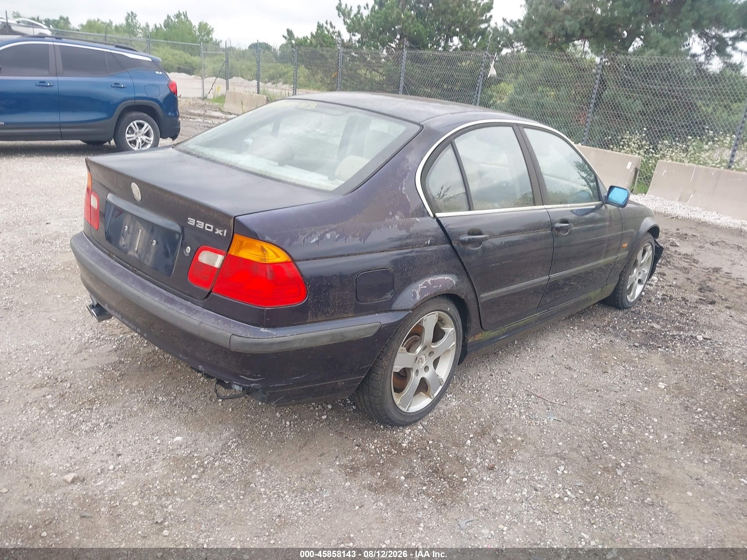 2001 Bmw 330 I Blue vin: WBAAV53401JR79531