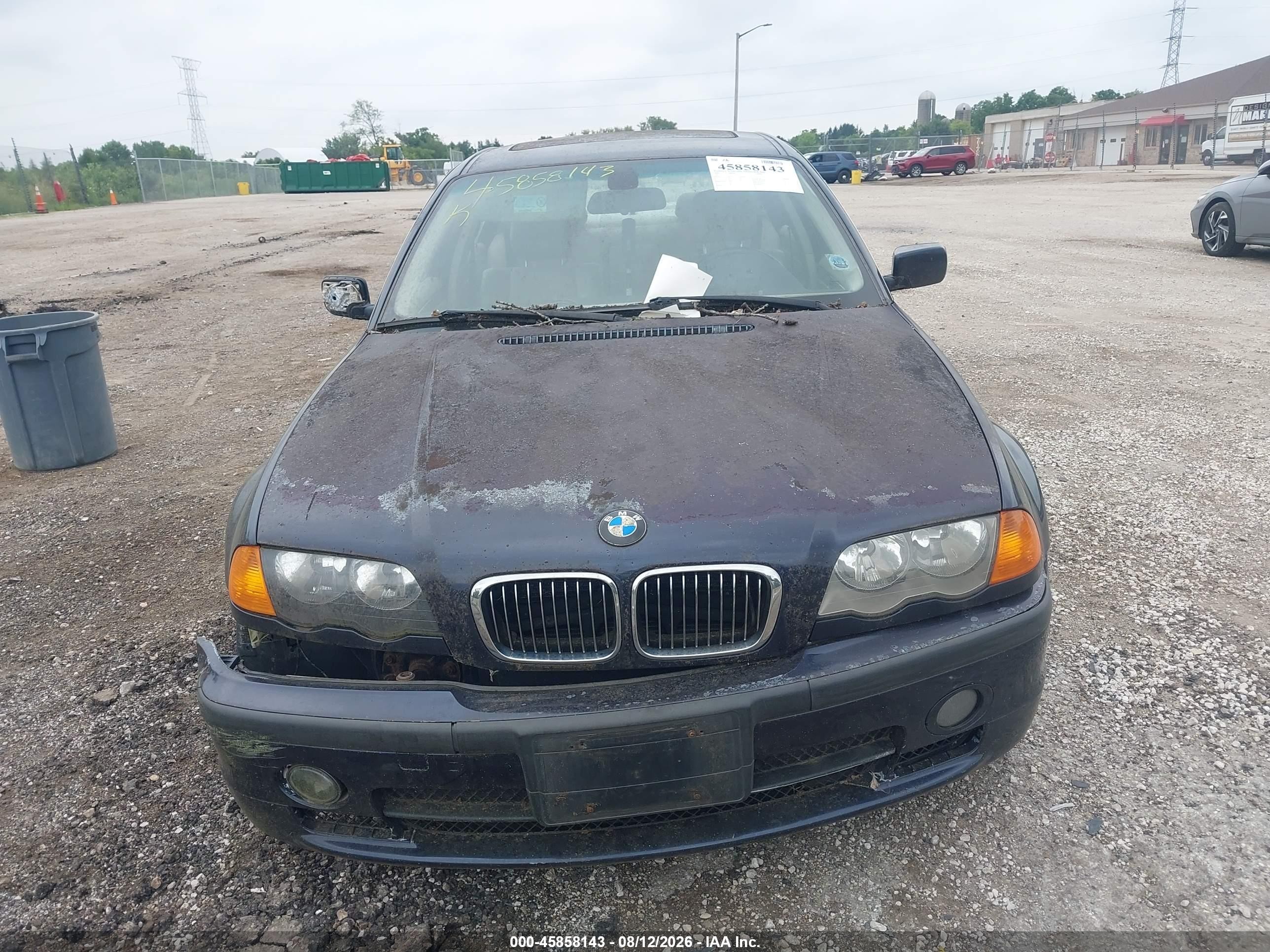 2001 Bmw 330 I Blue vin: WBAAV53401JR79531