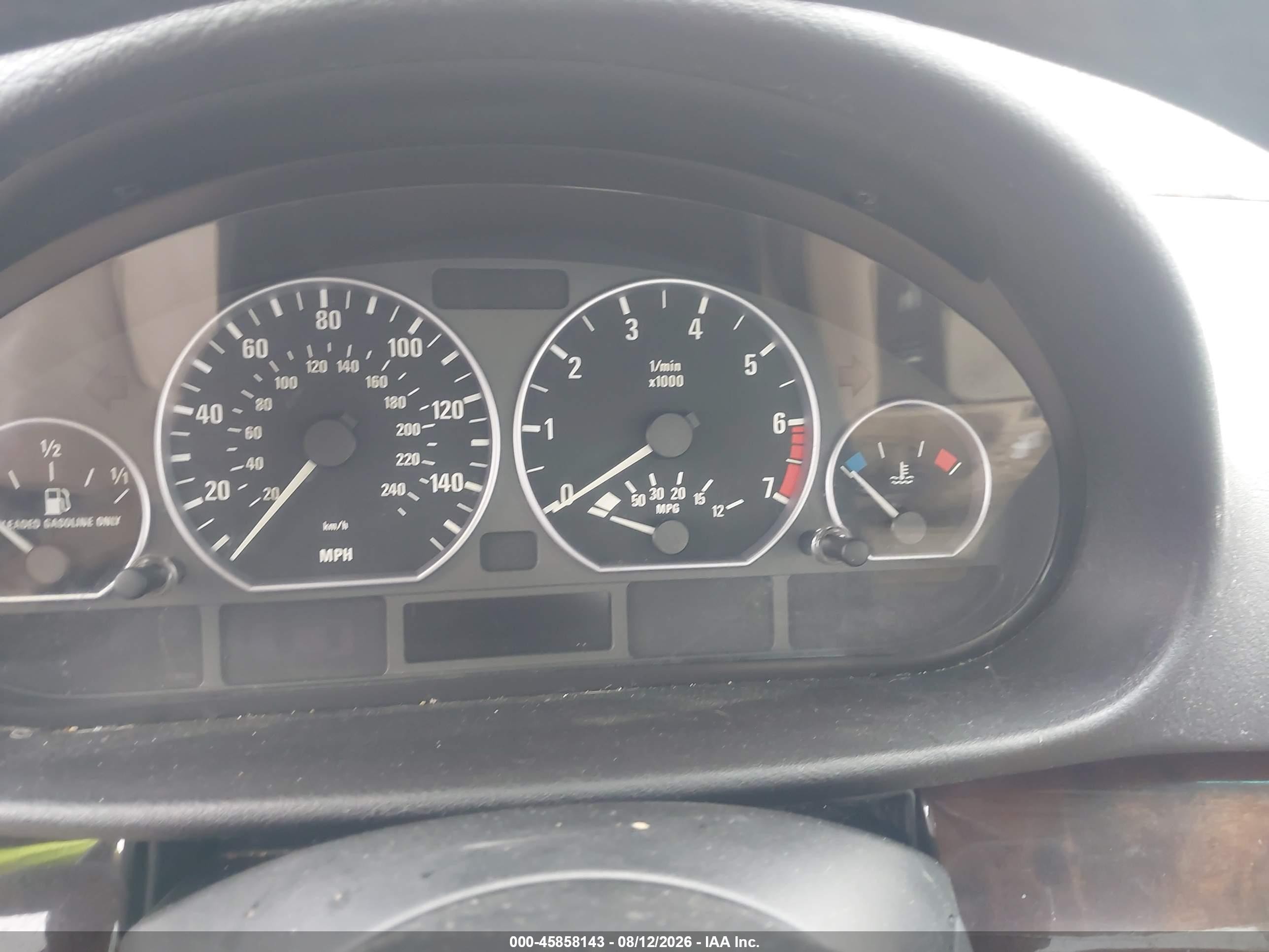 2001 Bmw 330 I Blue vin: WBAAV53401JR79531