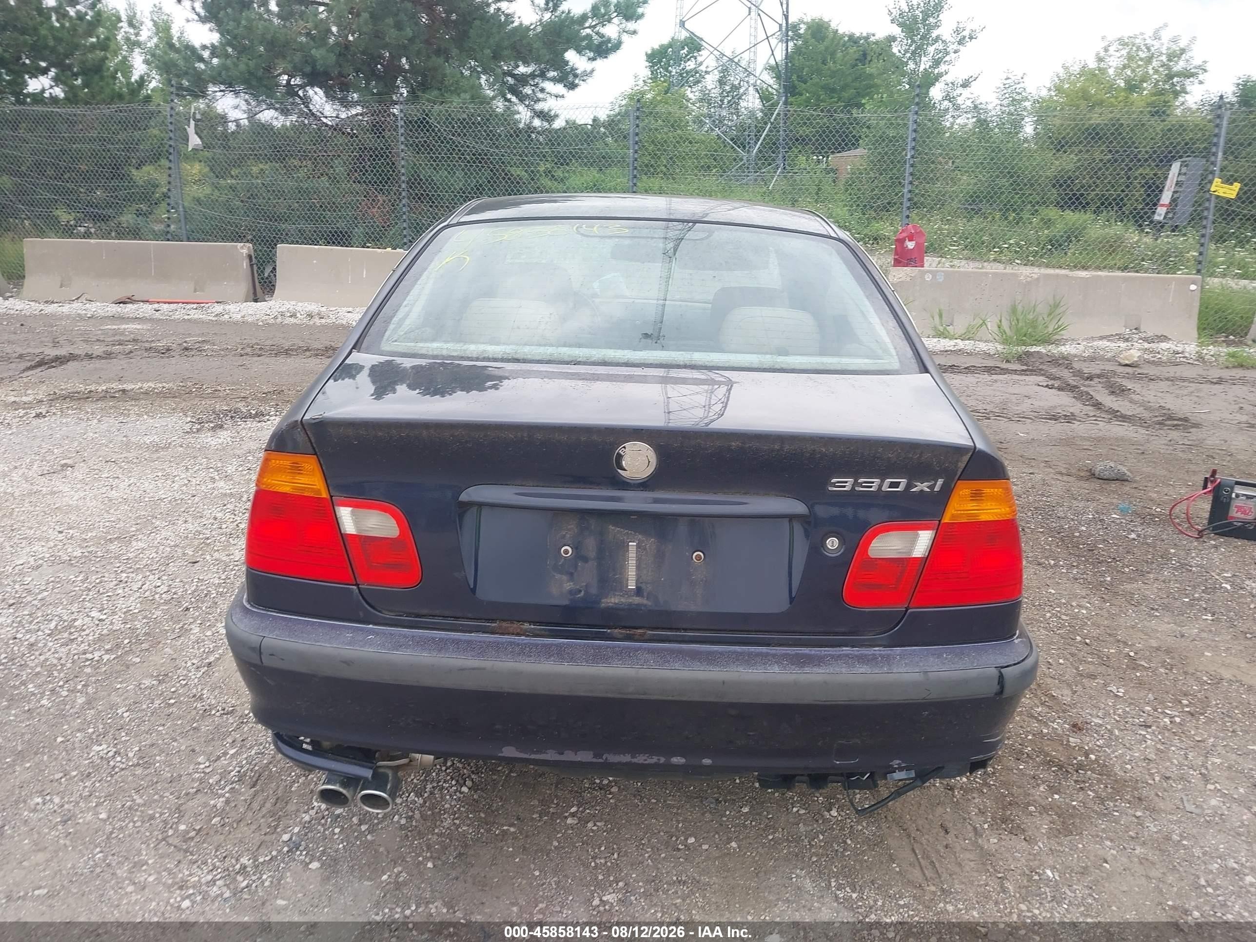 2001 Bmw 330 I Blue vin: WBAAV53401JR79531