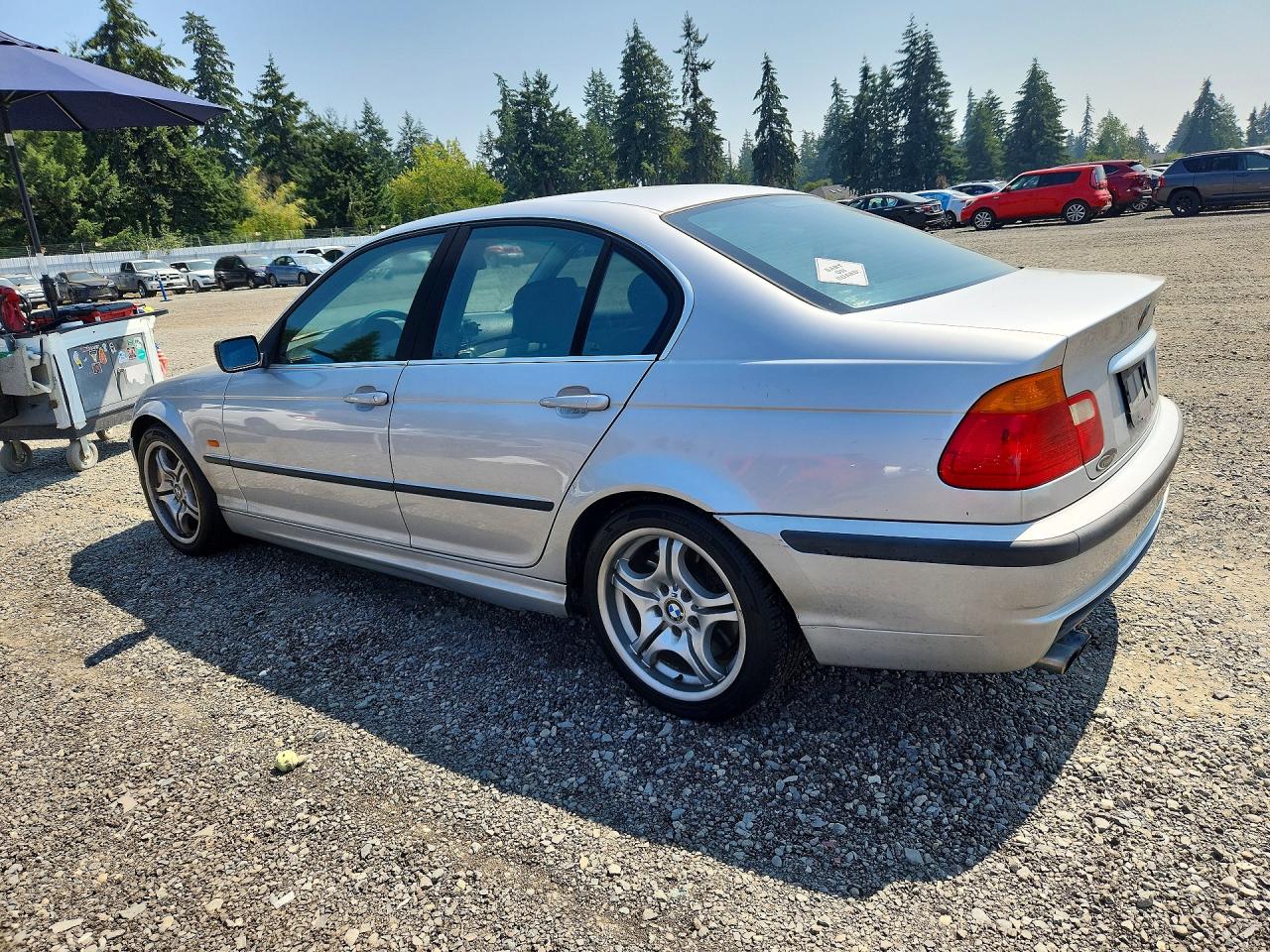 2001 Bmw 330 I Silver vin: WBAAV53411FJ64628