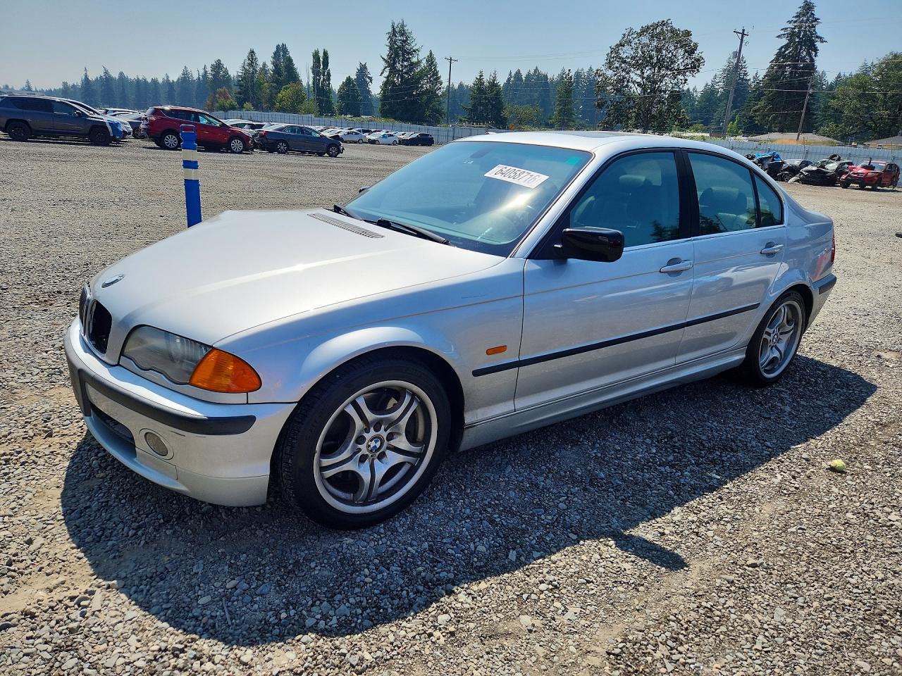 2001 Bmw 330 I Silver vin: WBAAV53411FJ64628