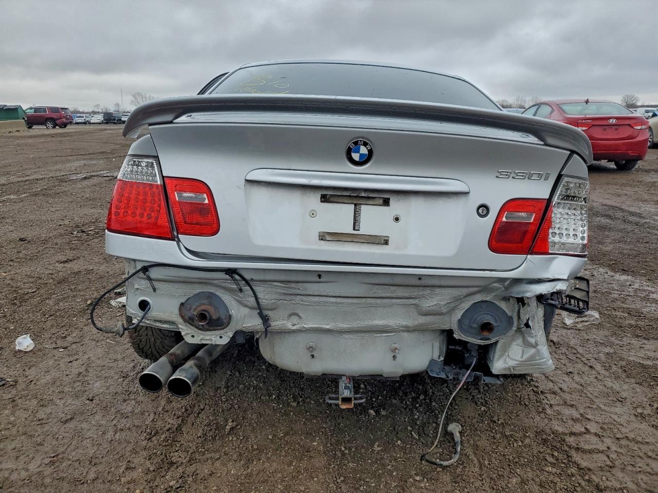 2001 Bmw 330 I White vin: WBAAV53411FT01681