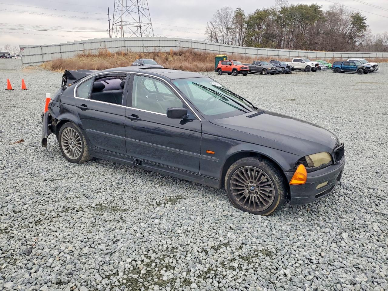 2001 Bmw 330 I Черный vin: WBAAV53421JS95919