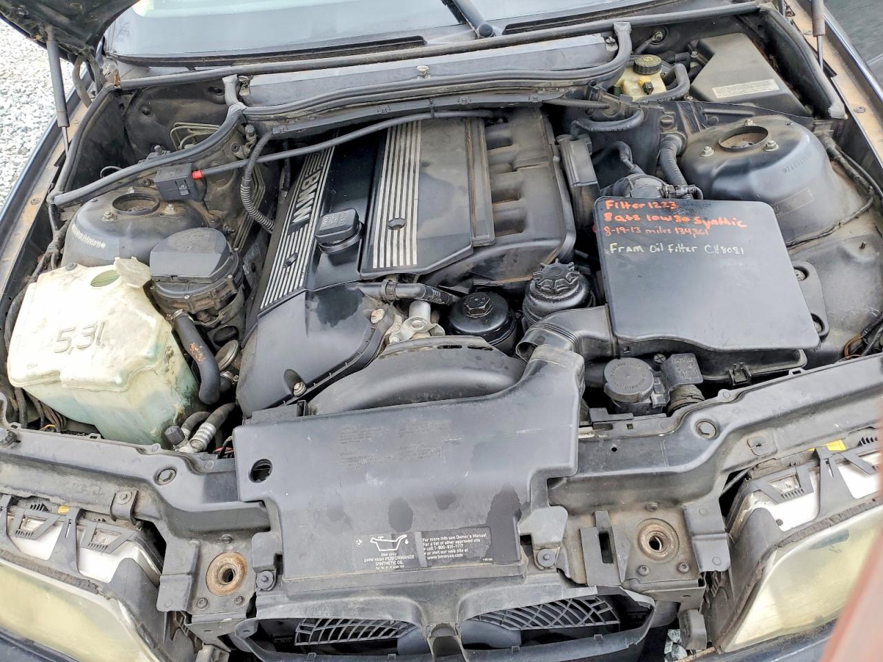 2001 Bmw 330 I Черный vin: WBAAV53421JS95919