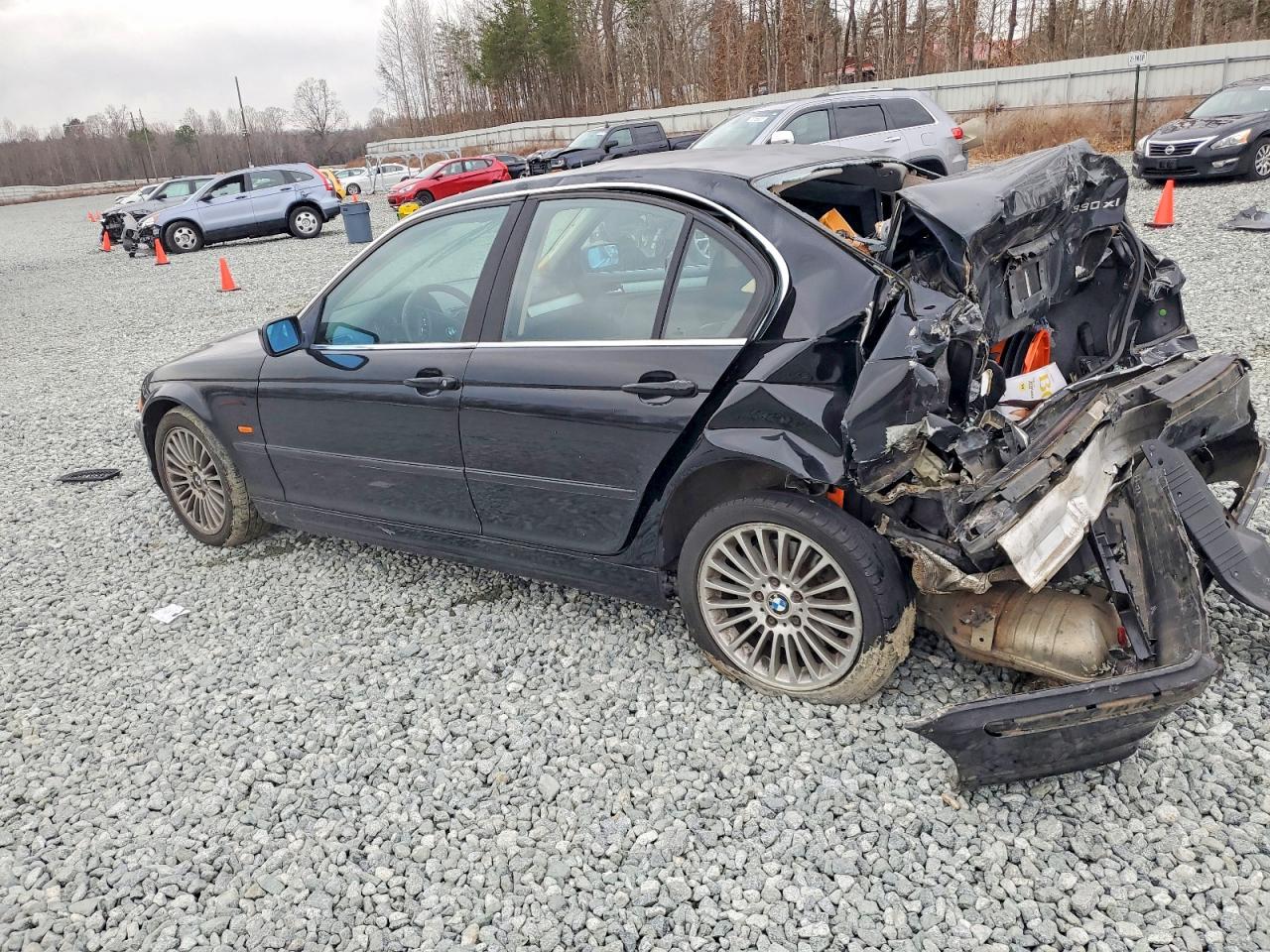 2001 Bmw 330 I Черный vin: WBAAV53421JS95919