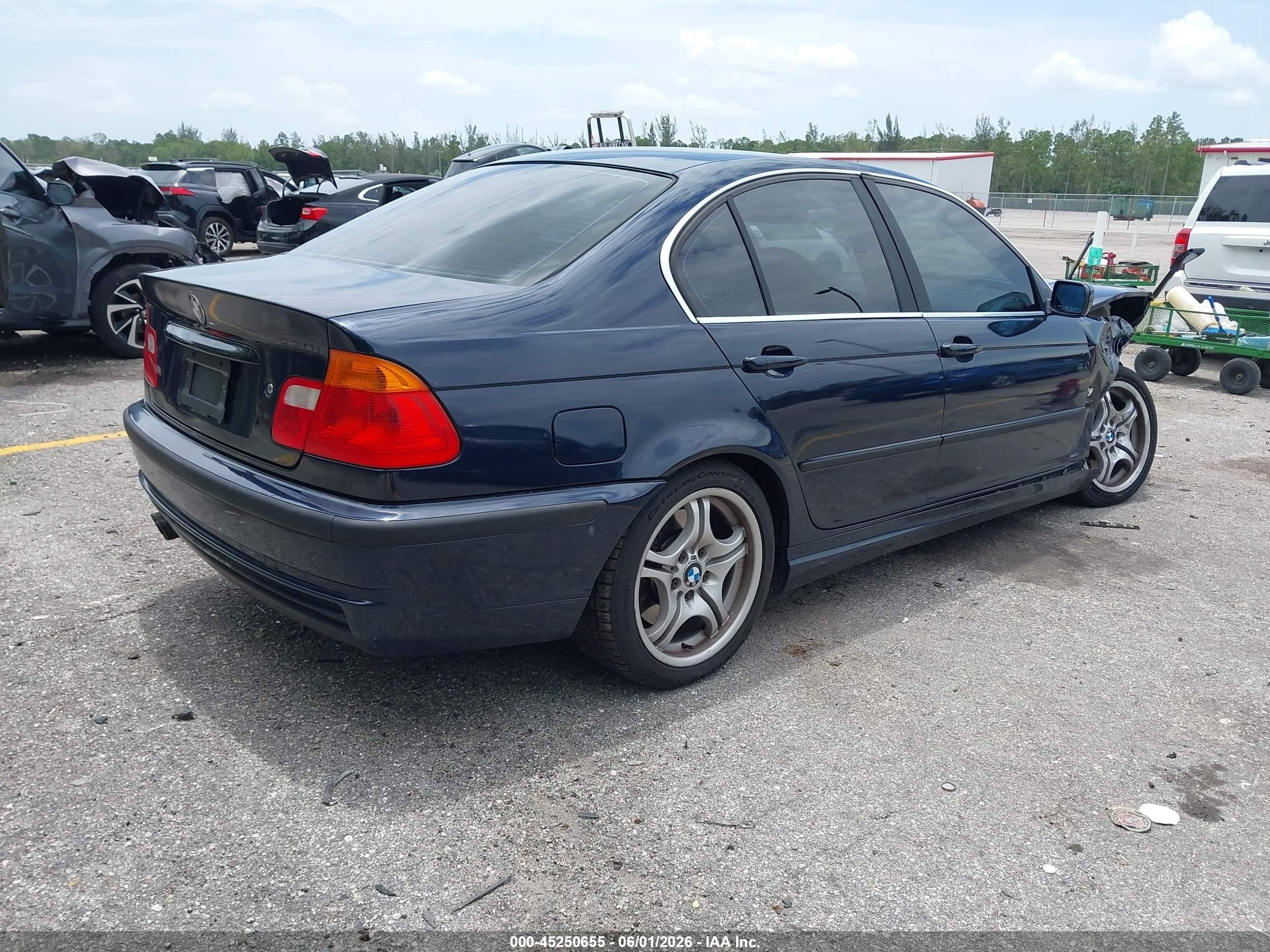 2001 Bmw 330i Blue vin: WBAAV53431FT00970