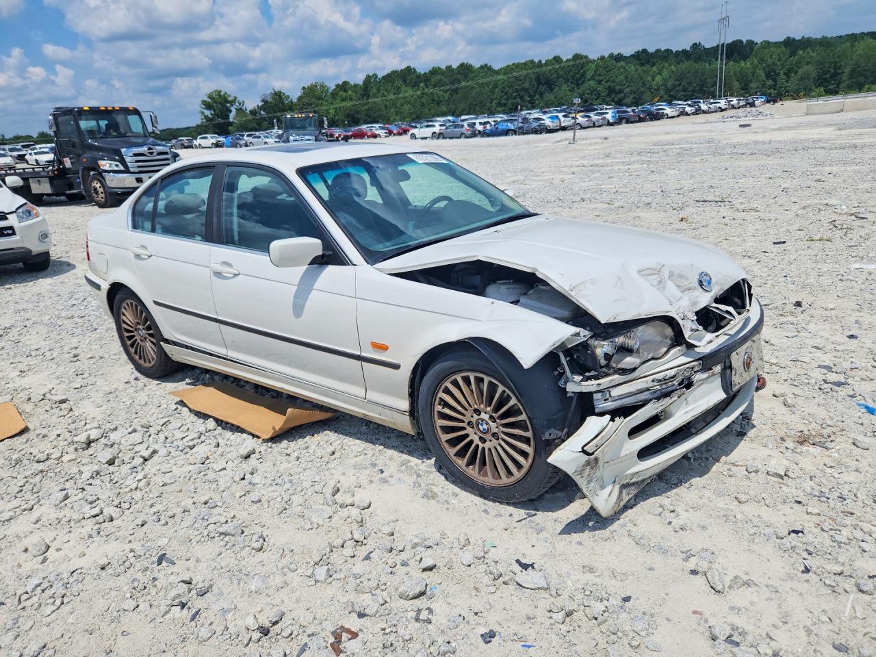 2001 Bmw 330 I White vin: WBAAV53451FJ63322