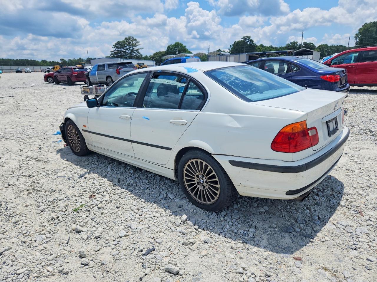 2001 Bmw 330 I White vin: WBAAV53451FJ63322