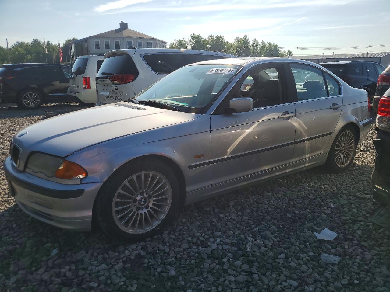 2001 Bmw 330 I Silver vin: WBAAV53451FJ71274