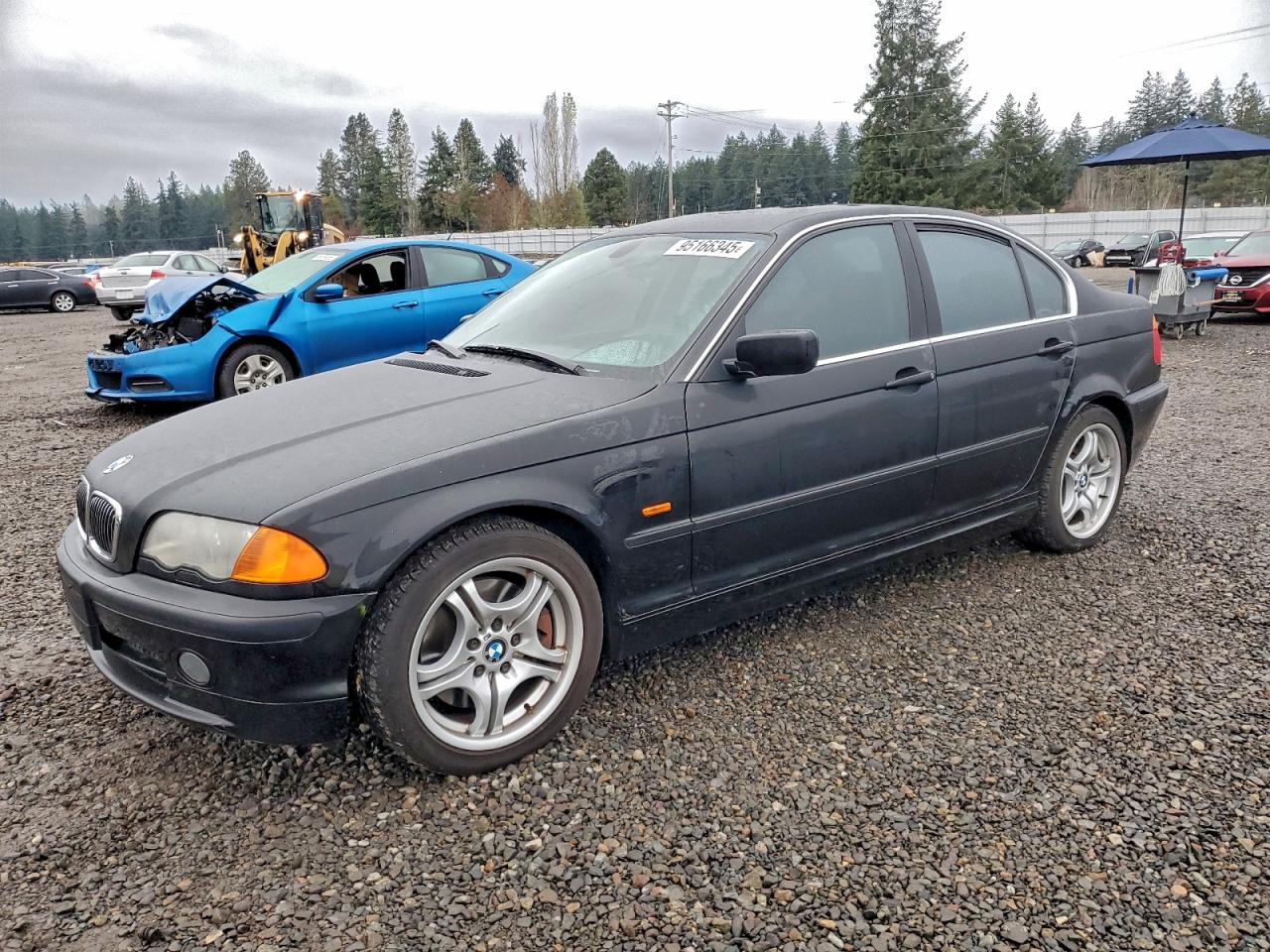 2001 Bmw 330 I Black vin: WBAAV53461FT00008