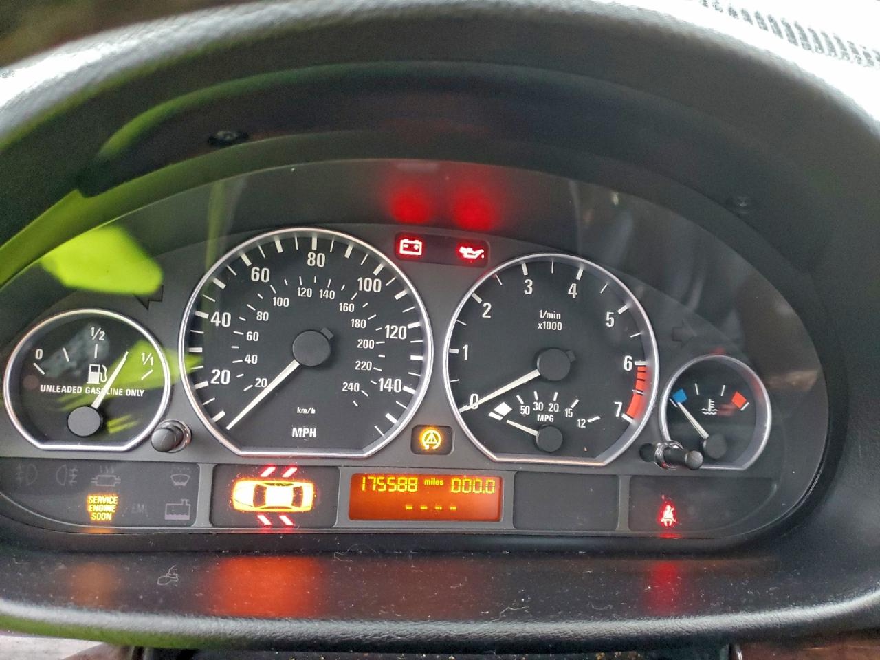 2001 Bmw 330 I Black vin: WBAAV53461FT00008