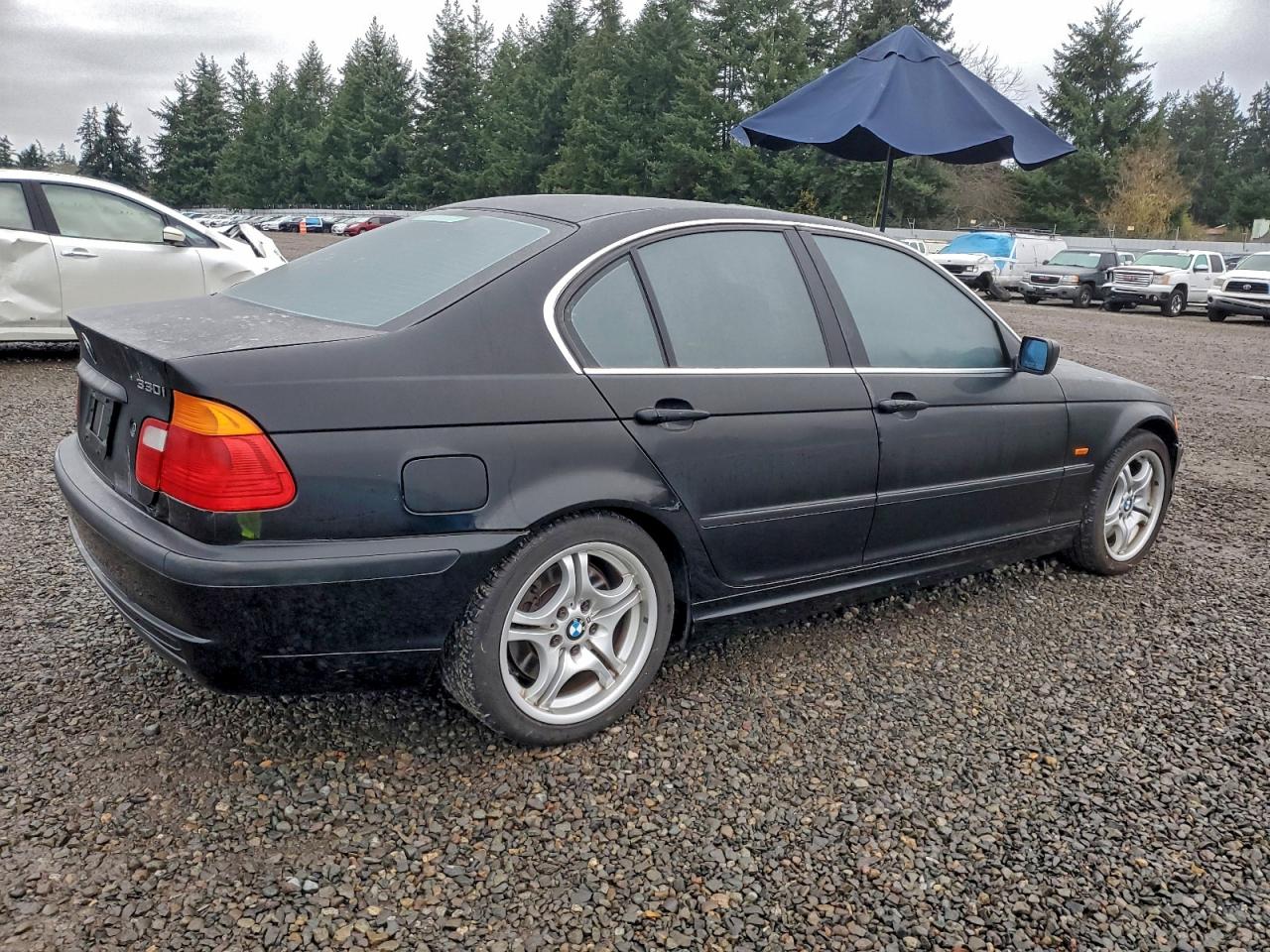 2001 Bmw 330 I Black vin: WBAAV53461FT00008