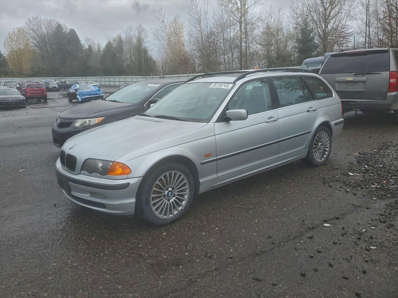 2001 Bmw 325 It Silver vin: WBAAW33401ET41385