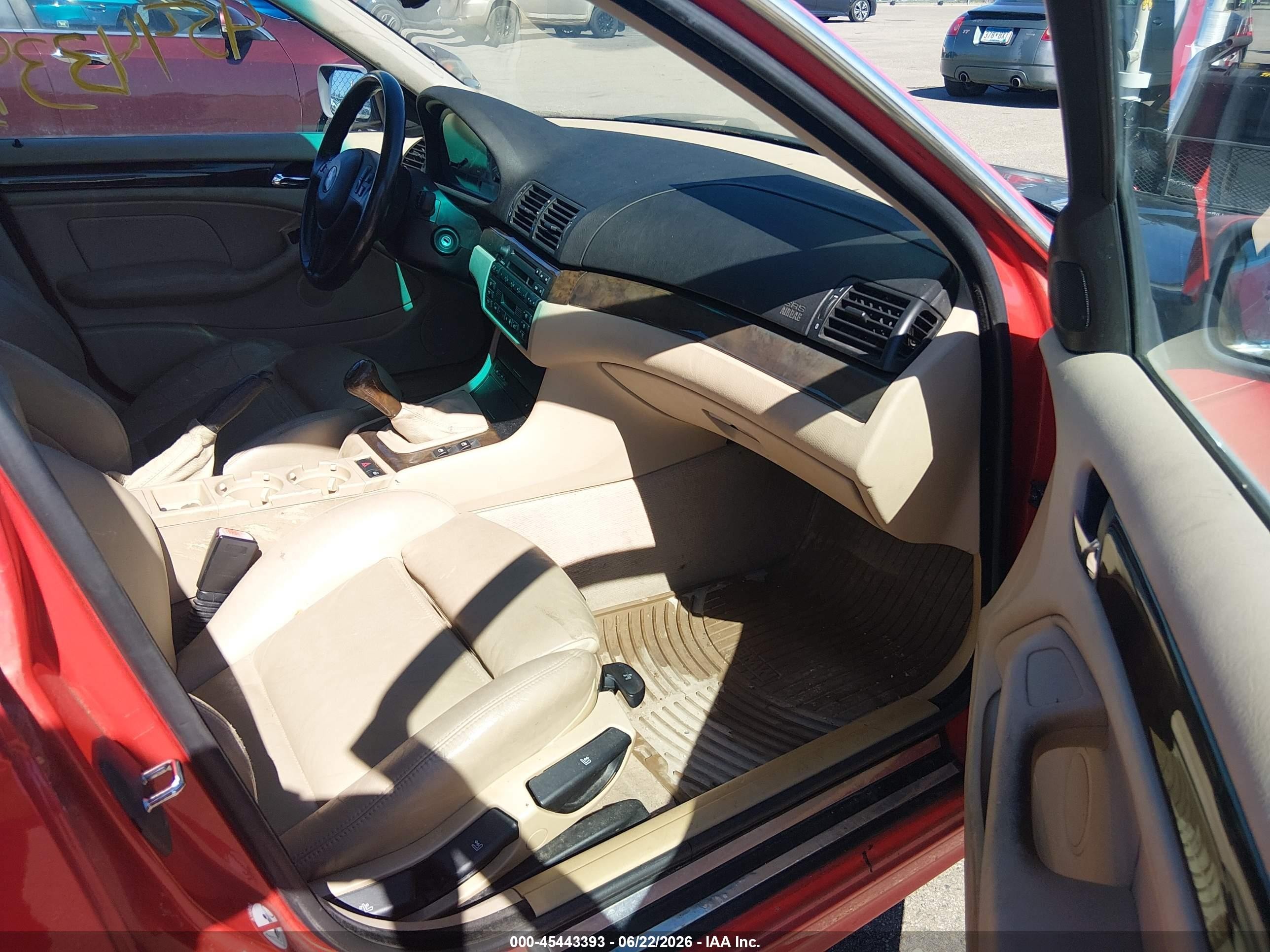 2001 Bmw 325i   Red vin: WBAAW33411EN80623