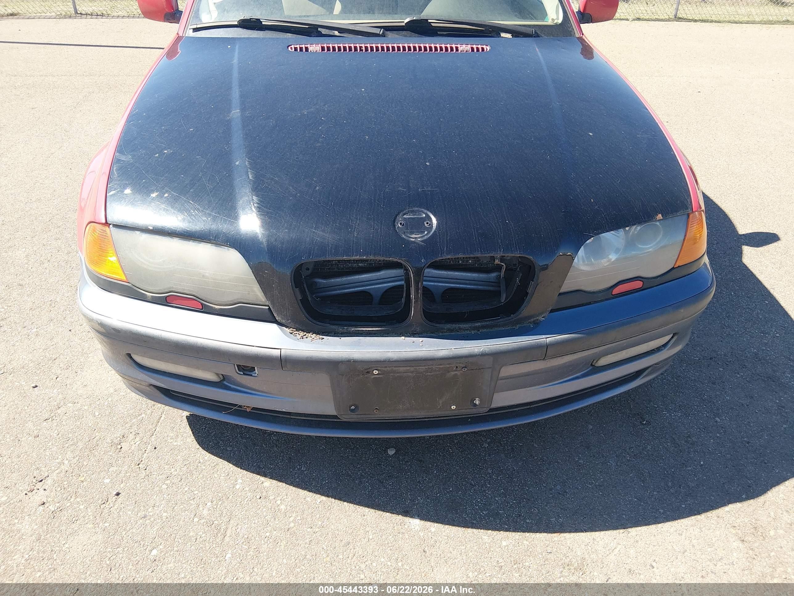 2001 Bmw 325i   Red vin: WBAAW33411EN80623