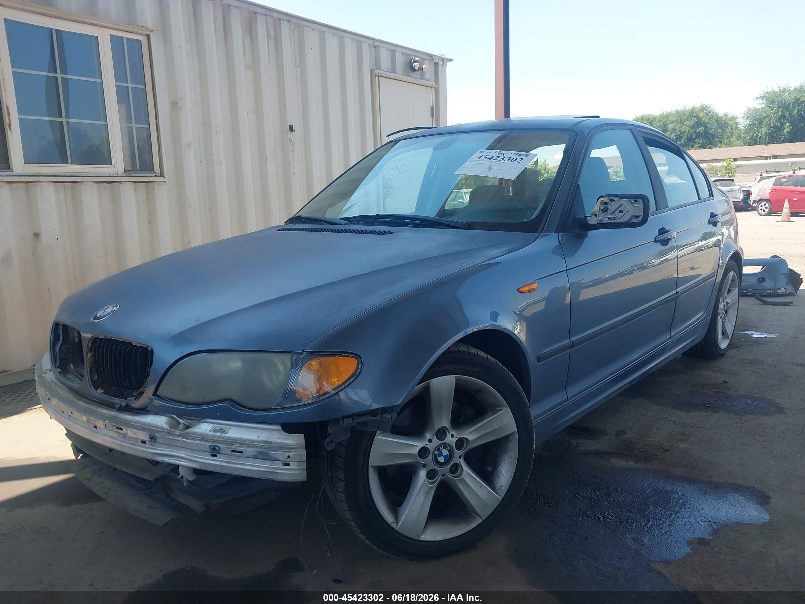 2004 Bmw 325i   Синий vin: WBAAZ33414KP83749