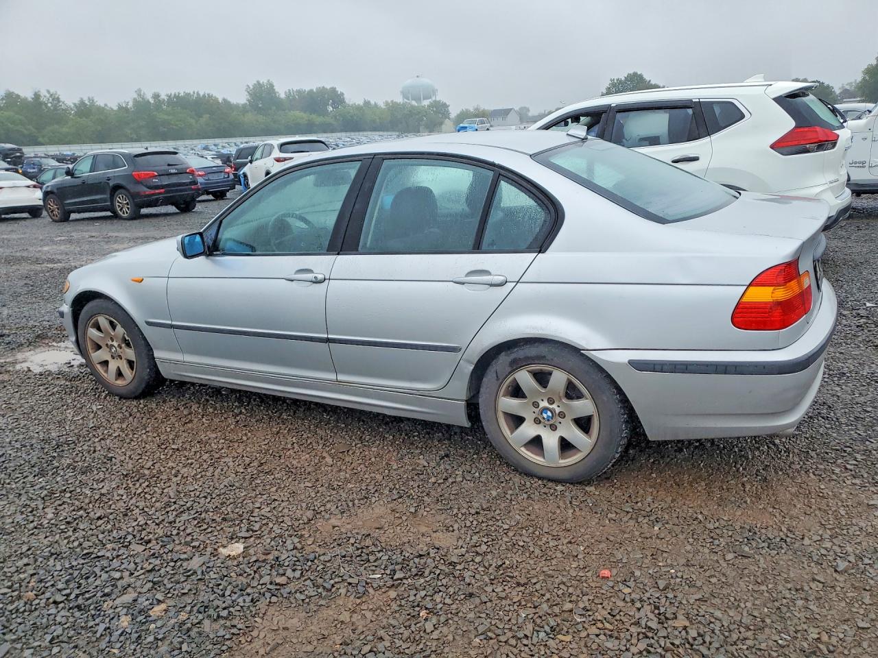2004 Bmw 325 Silver vin: WBAAZ33424KP86224