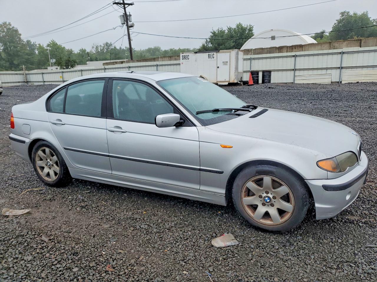 2004 Bmw 325 Silver vin: WBAAZ33424KP86224