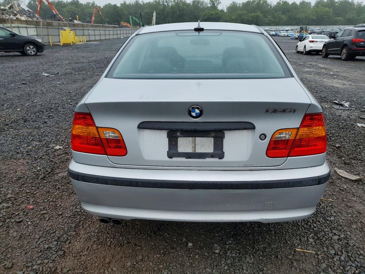 2004 Bmw 325 Silver vin: WBAAZ33424KP86224