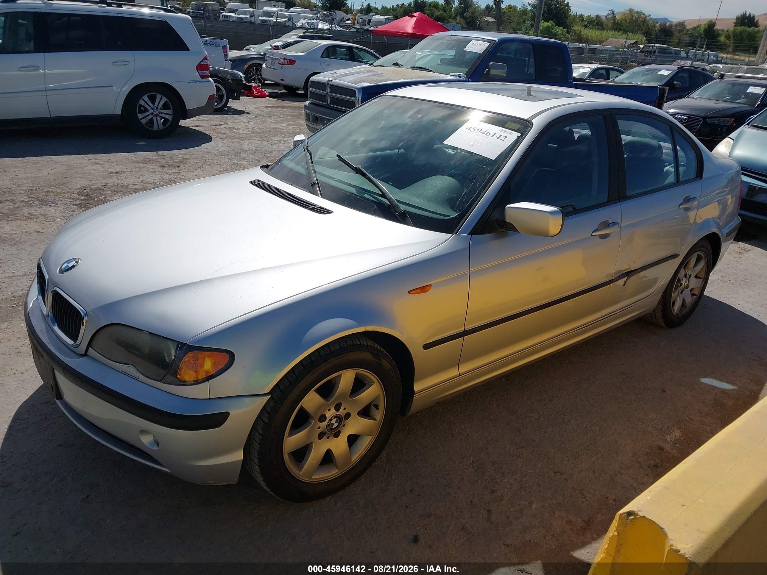 2003 Bmw 325i   Silver vin: WBAAZ33443PH33108