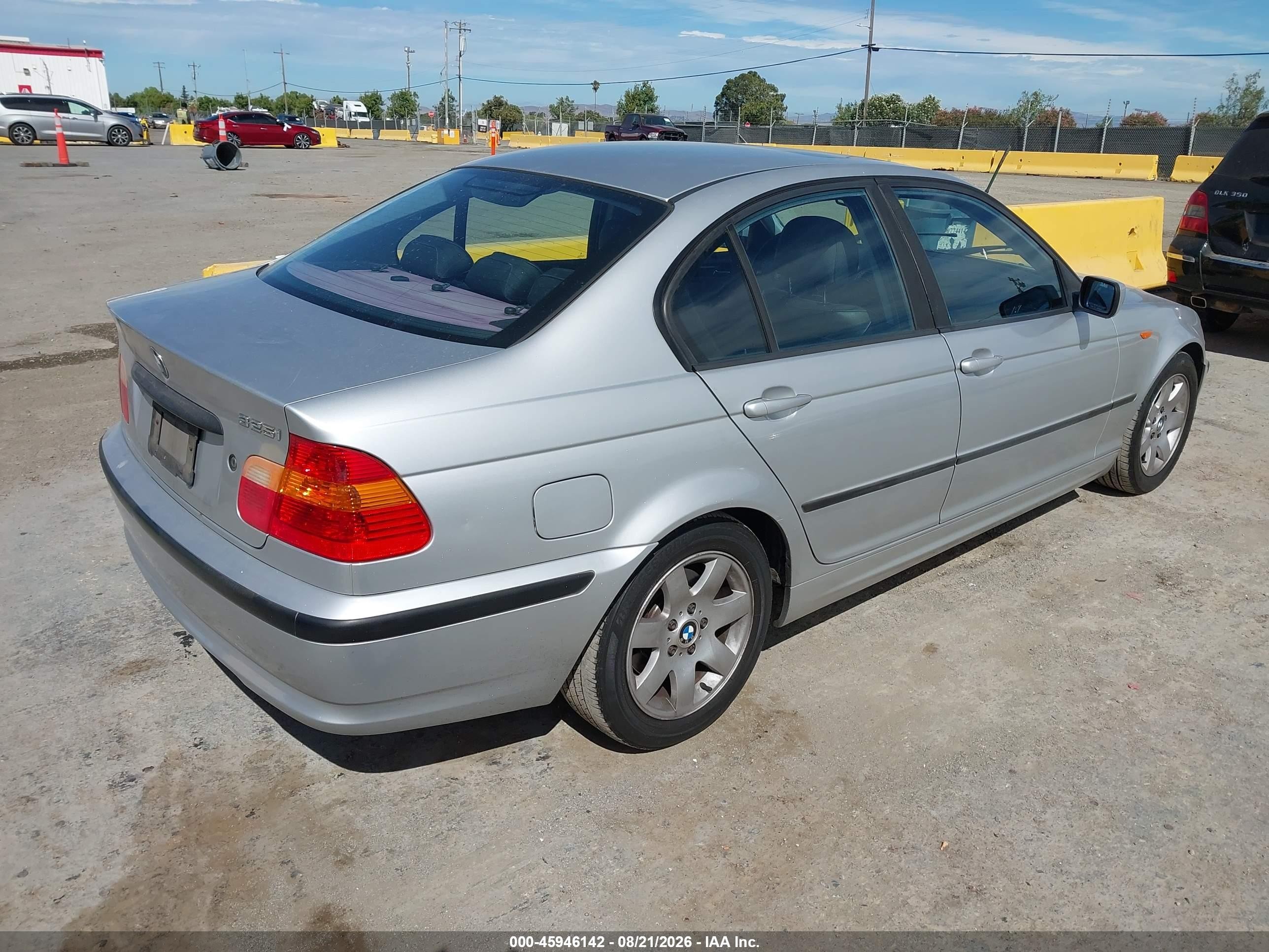 2003 Bmw 325i   Silver vin: WBAAZ33443PH33108