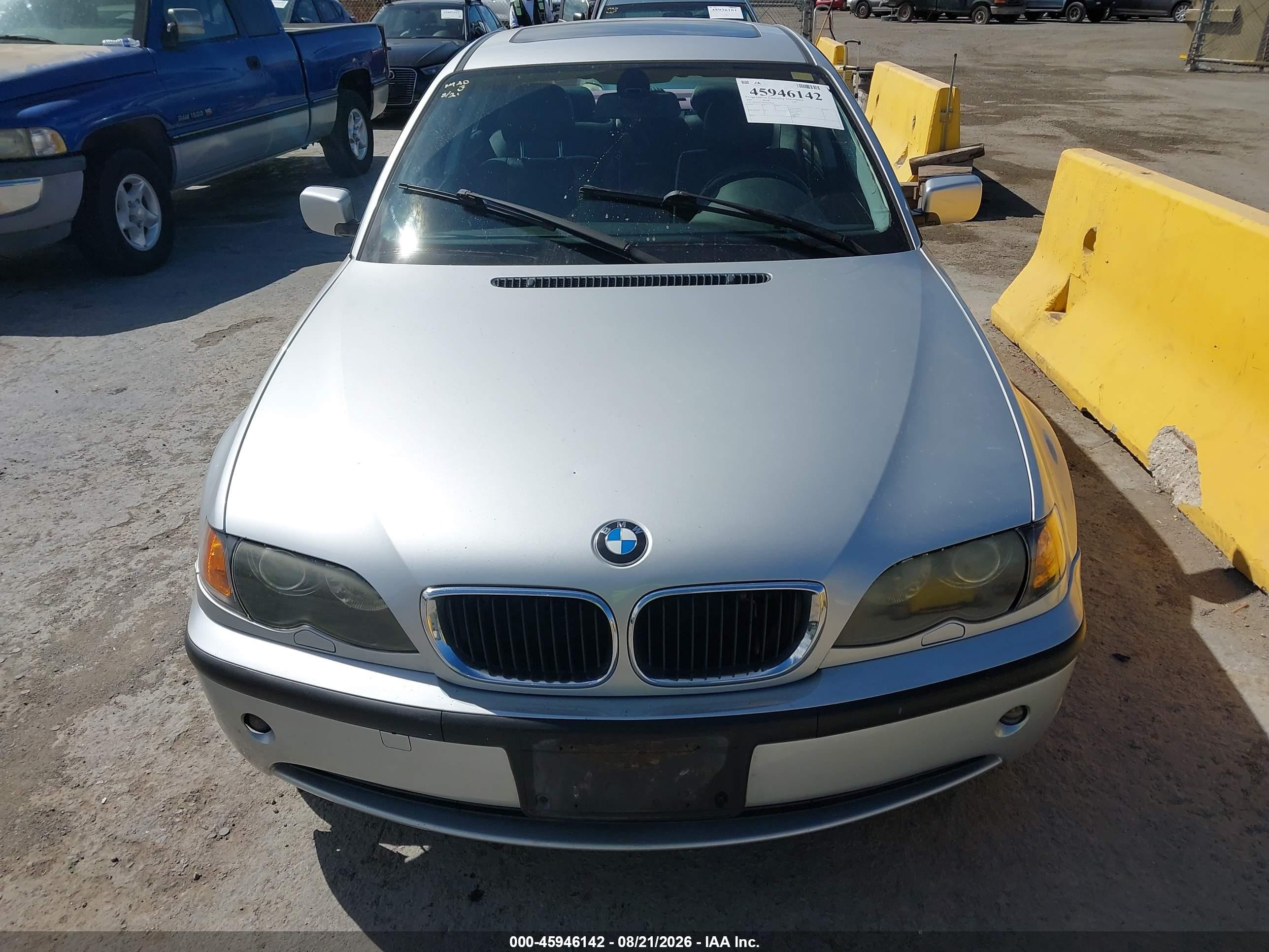2003 Bmw 325i   Silver vin: WBAAZ33443PH33108