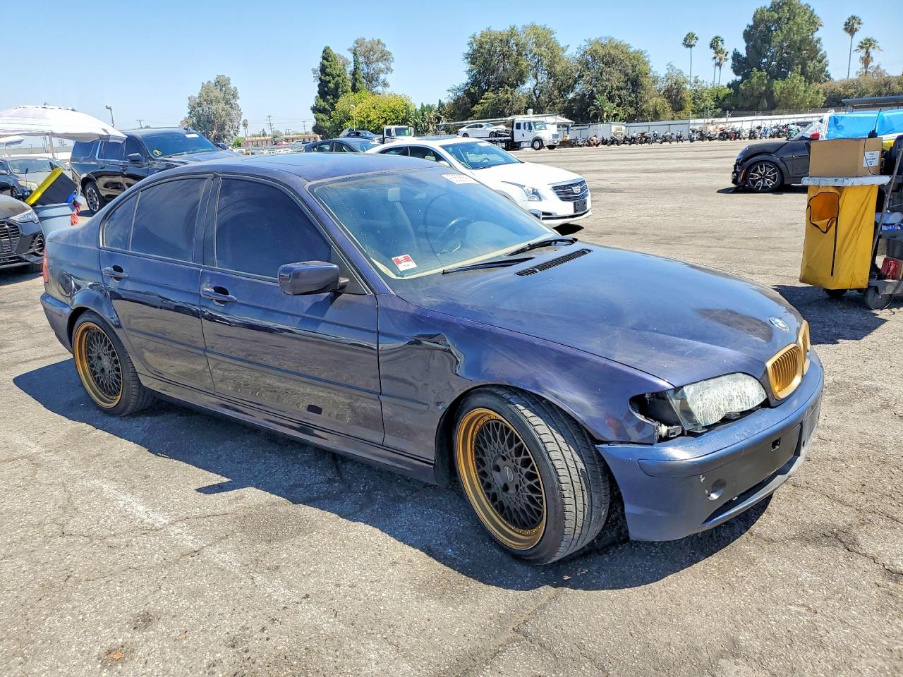 2003 Bmw 325 I Blue vin: WBAAZ33453PH34381