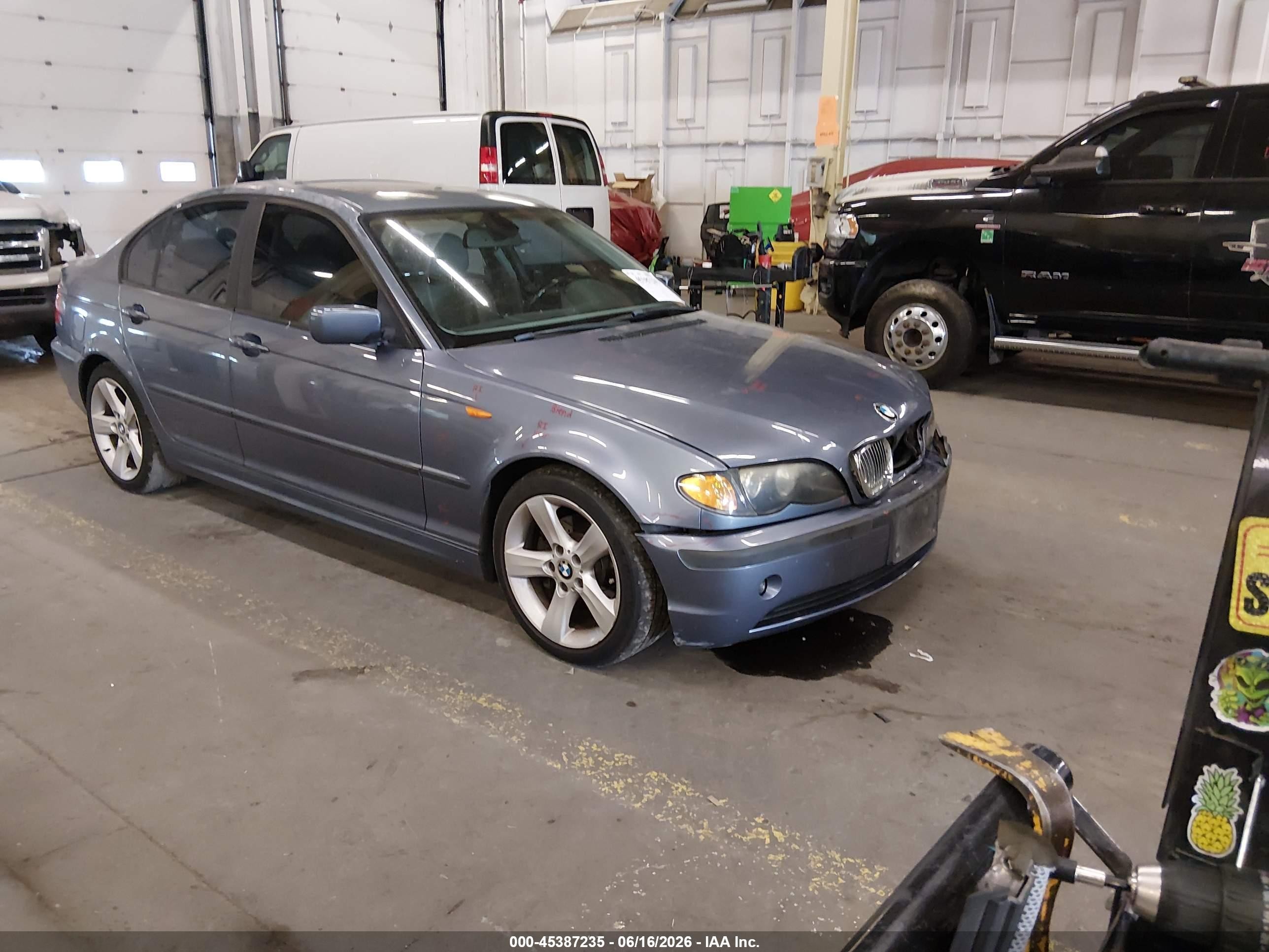 2004 Bmw 325i   Blue vin: WBAAZ33464KP83004