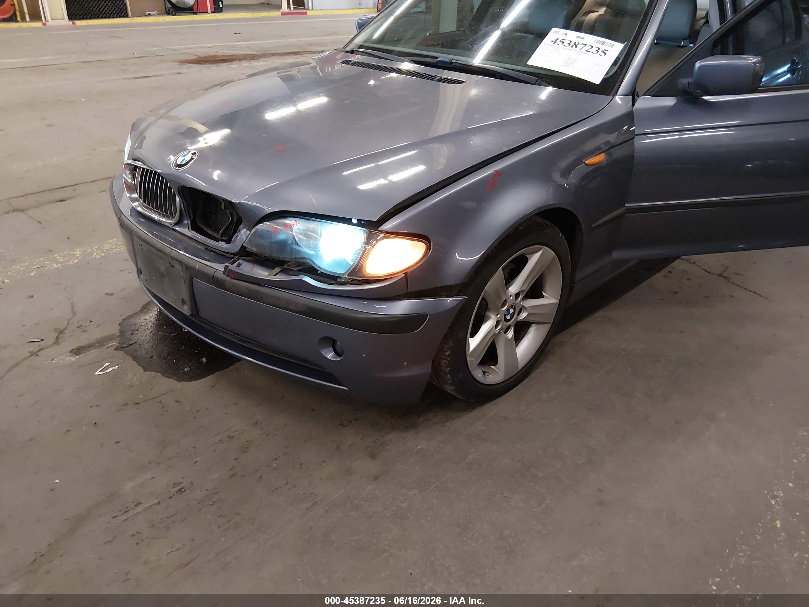 2004 Bmw 325i   Blue vin: WBAAZ33464KP83004