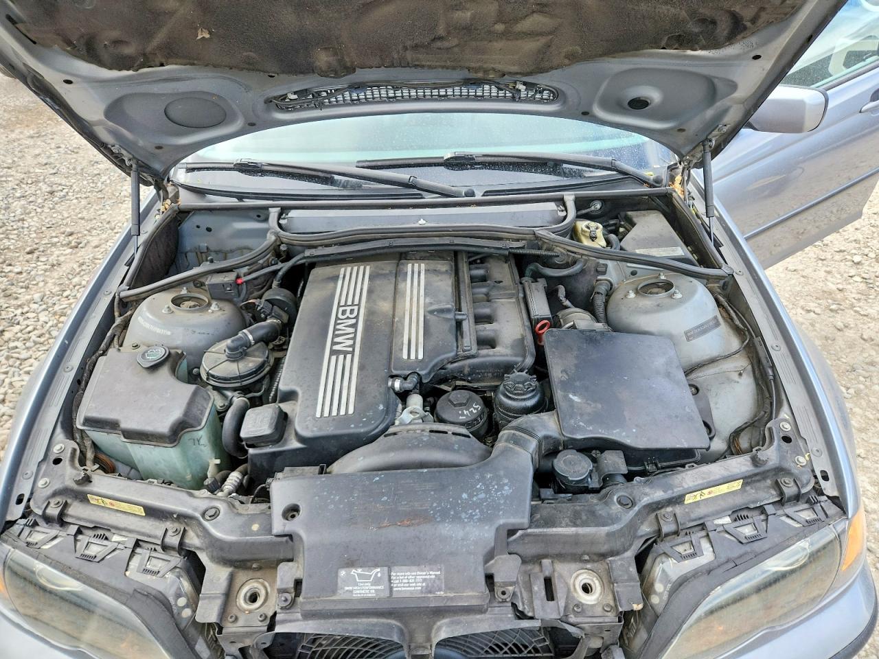 2004 Bmw 325 Is Sulev Серый vin: WBAAZ33474KP84811