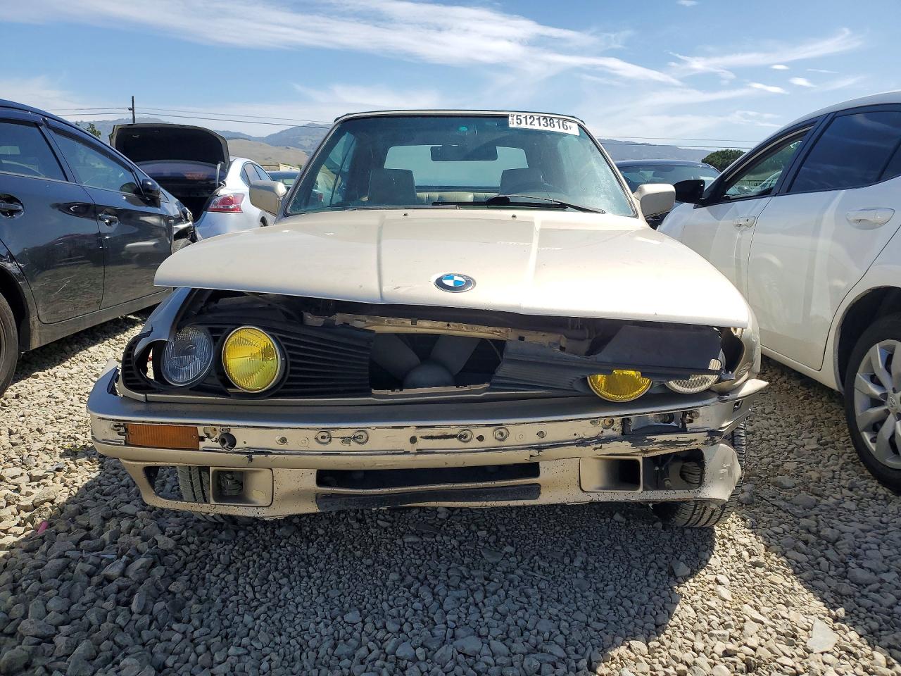 1991 Bmw 318 I Cream vin: WBABA731XMEJ11079