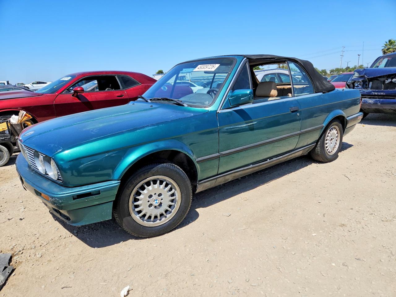 1992 Bmw 318 I Green vin: WBABA731XNEJ12038