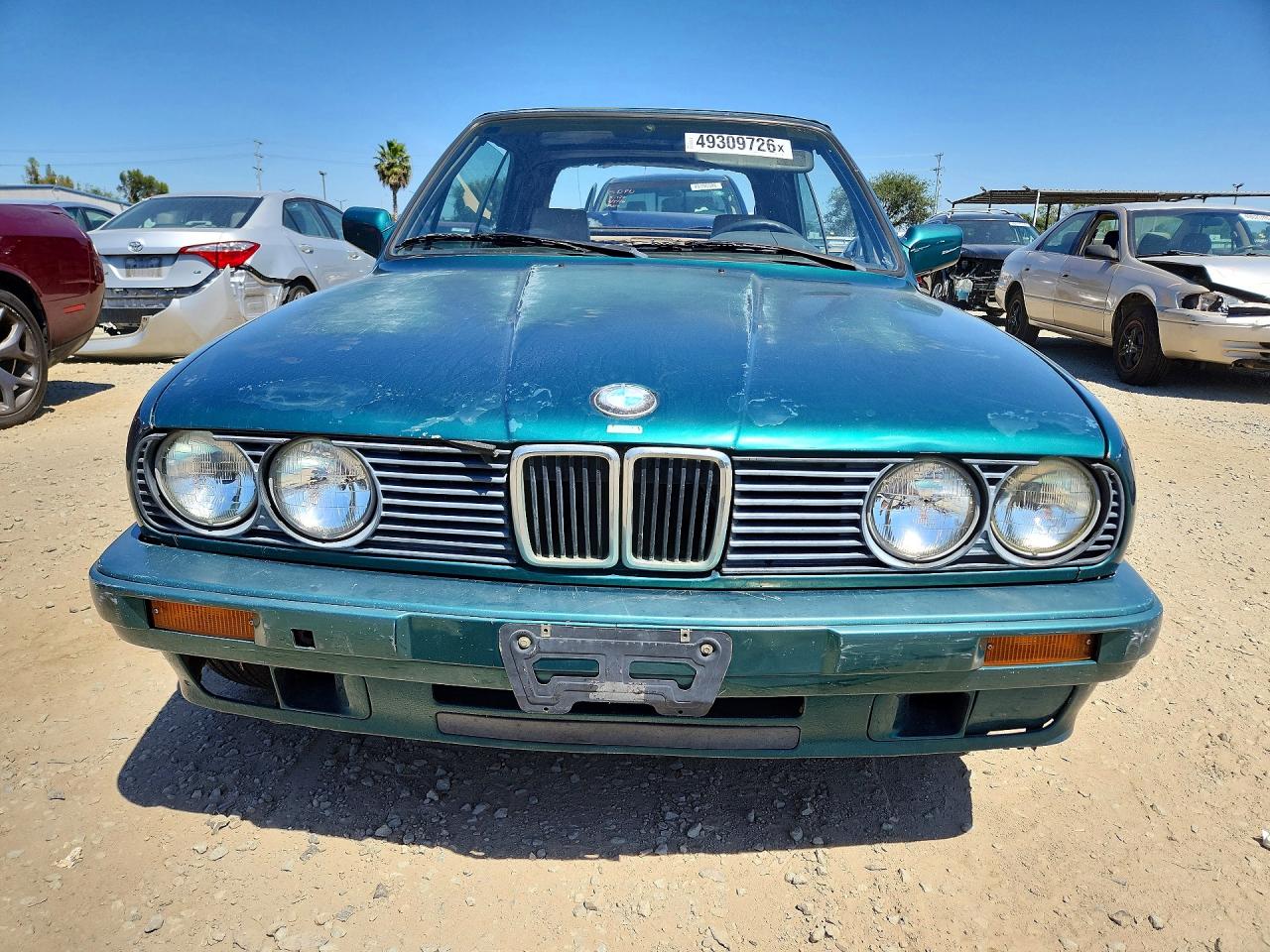 1992 Bmw 318 I Green vin: WBABA731XNEJ12038